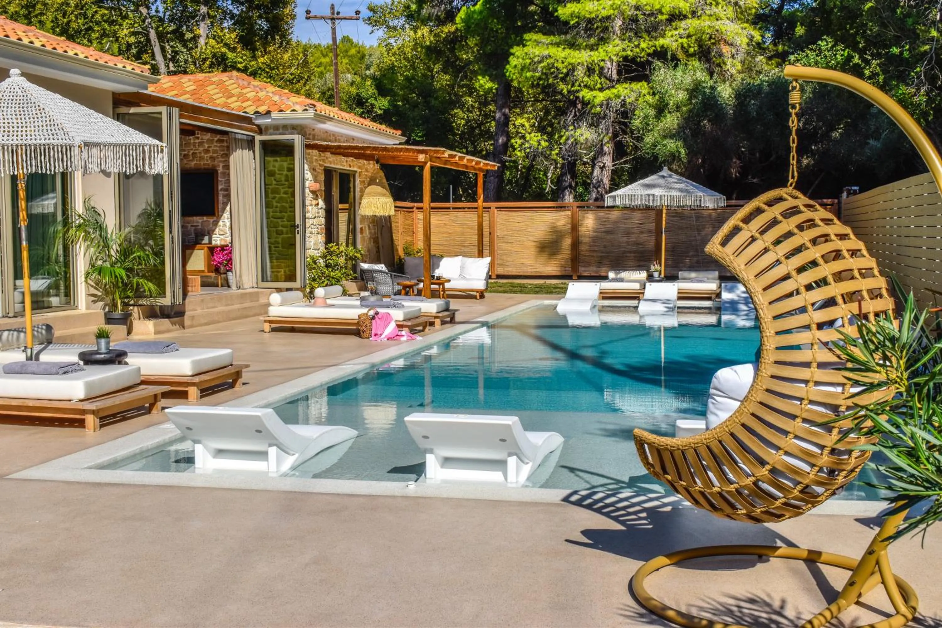 Swimming pool in Mandraki Village Boutique Hotel