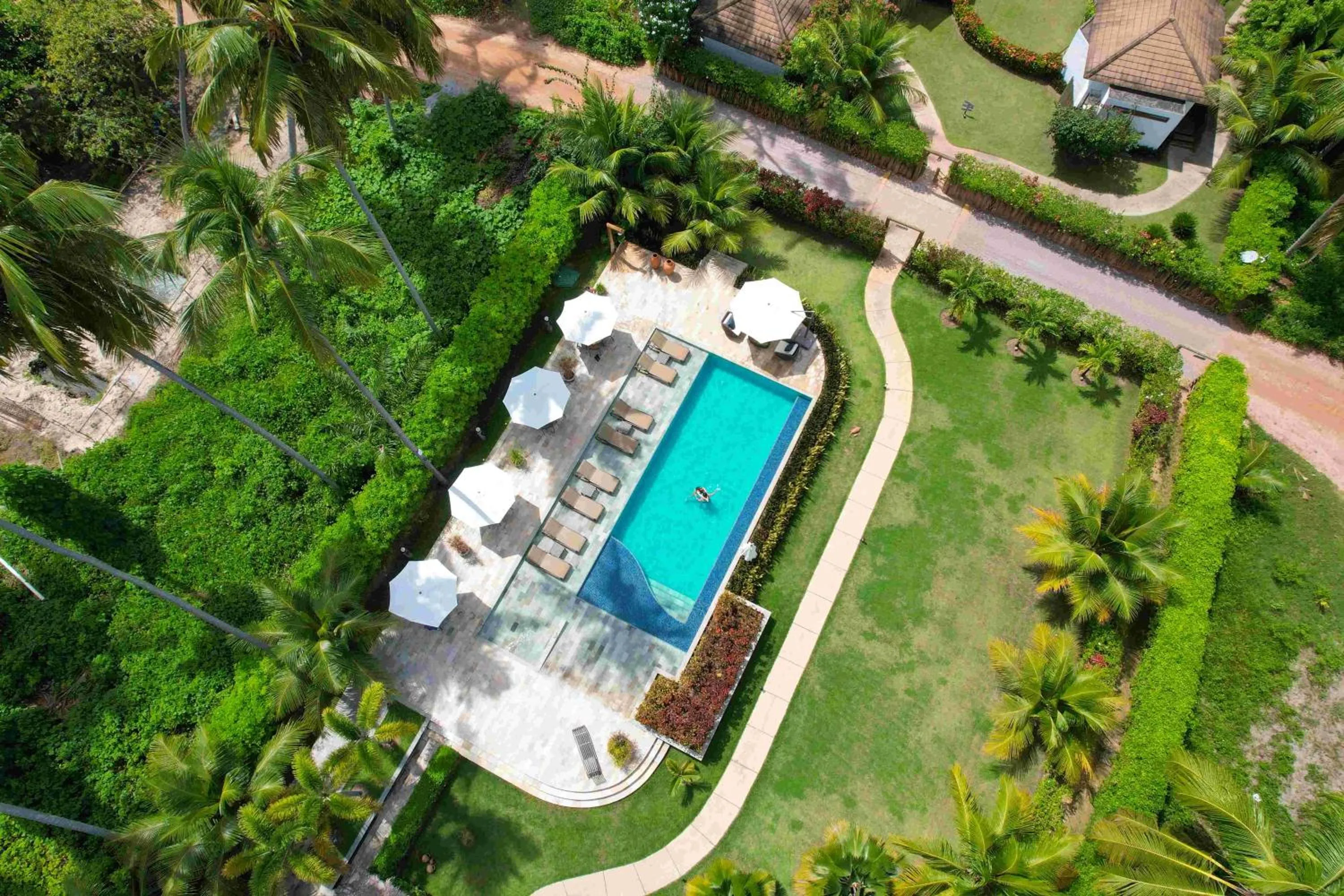 Bird's eye view in Pousada Samba Pa Ti