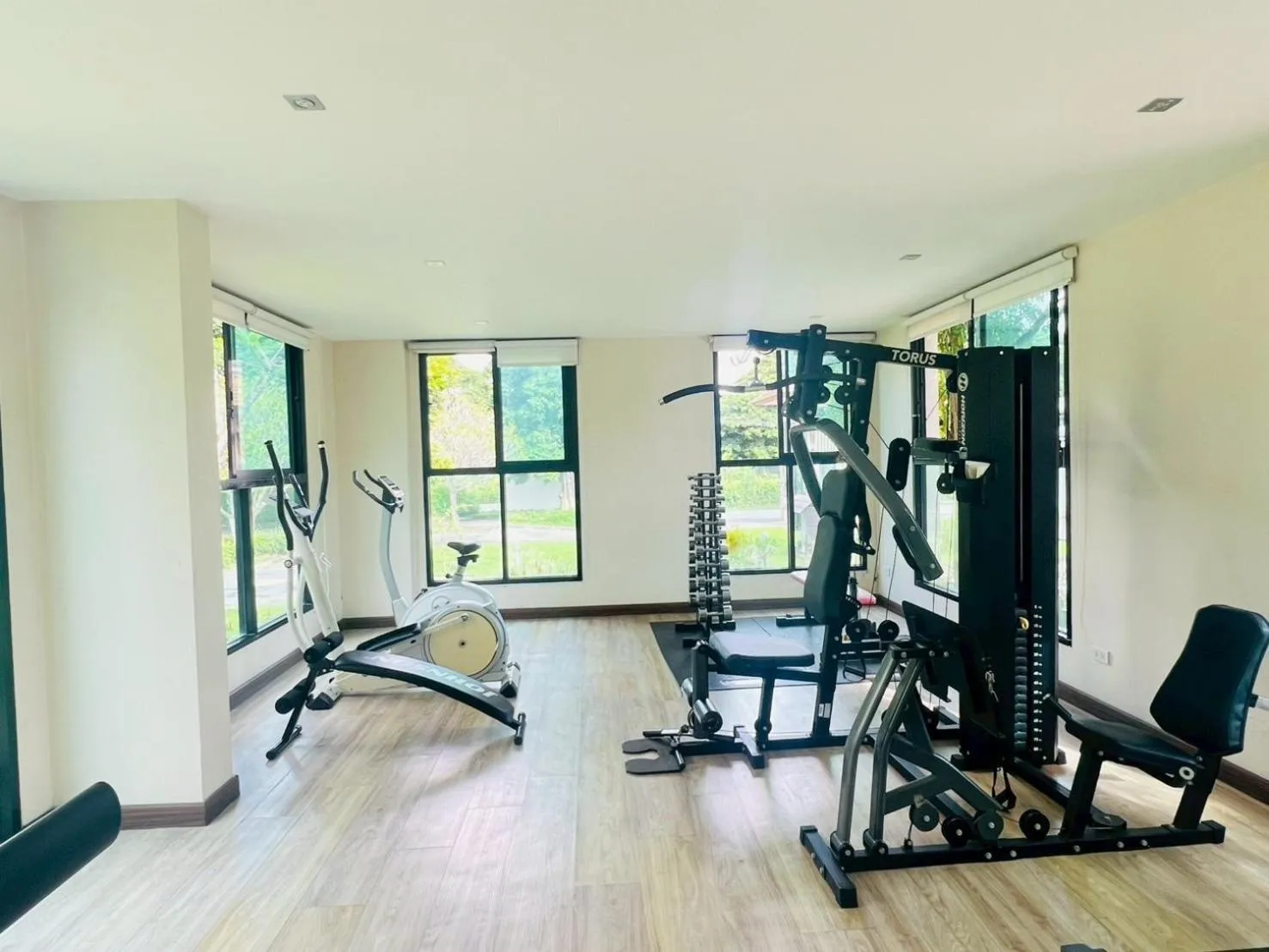 Fitness centre/facilities in Harmony Resort Hotel