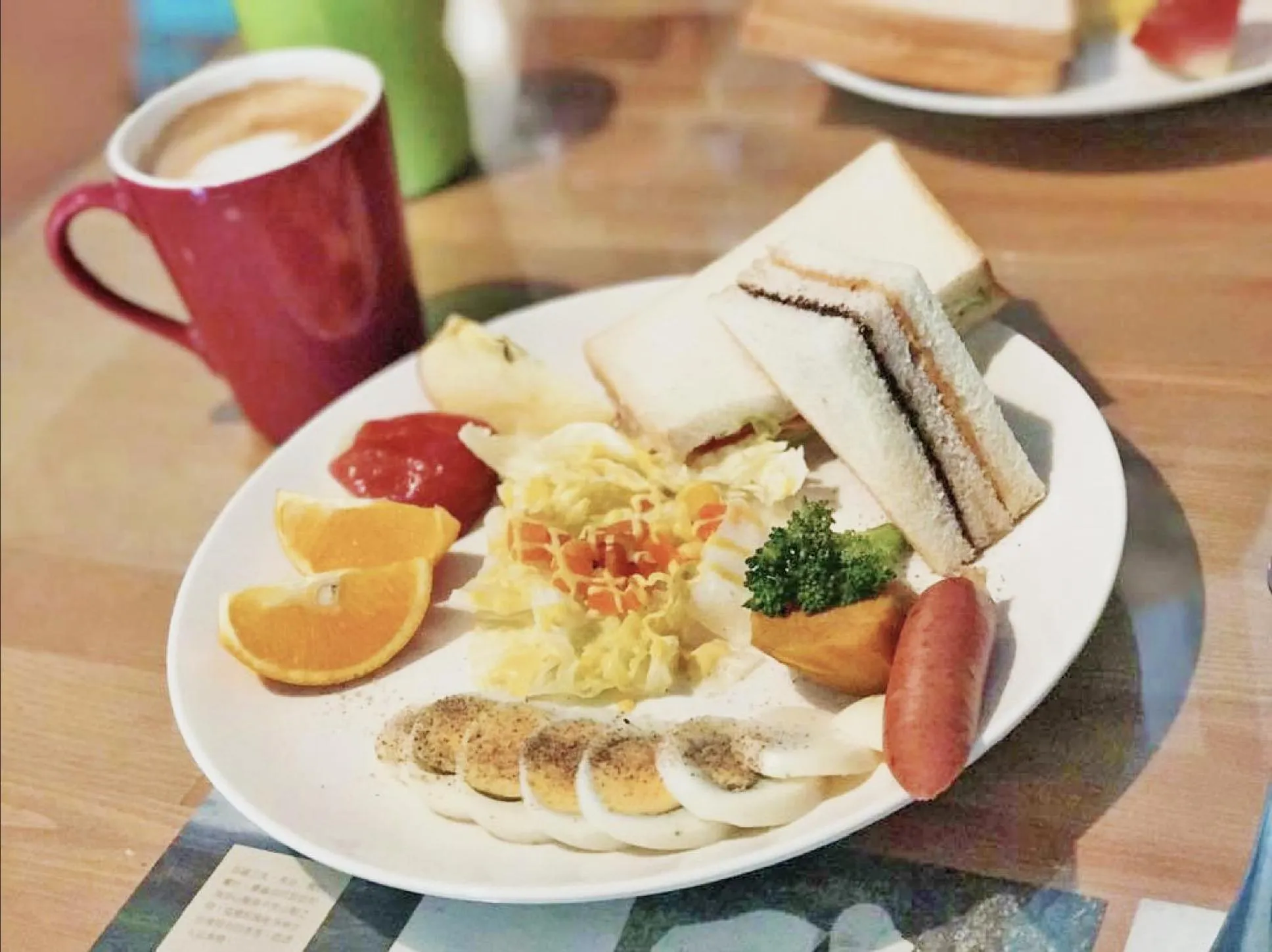 Continental breakfast in Cozy Blue B&B