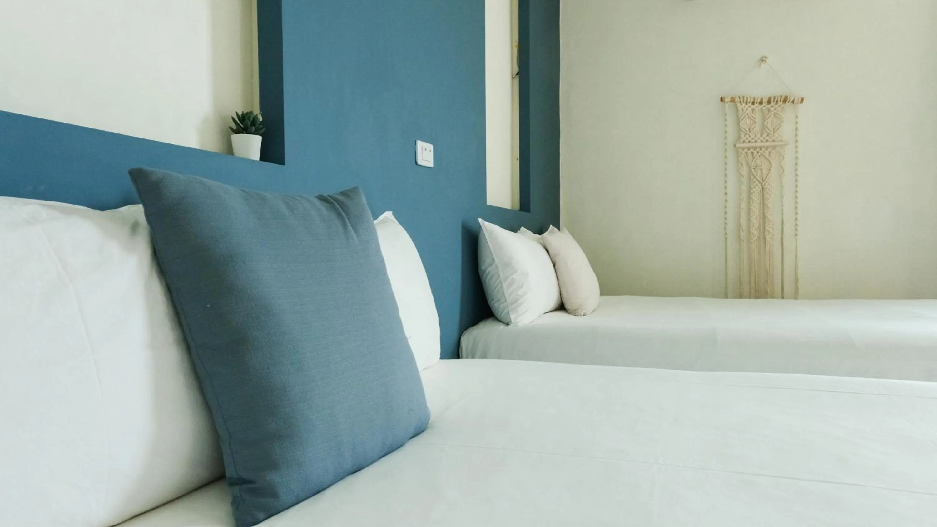 Bed in Cozy Blue B&B