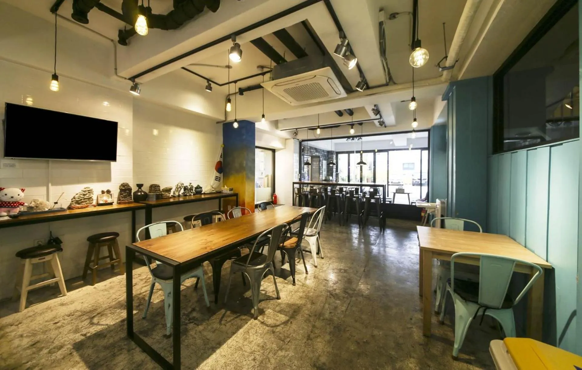 Kitchen or kitchenette in Backpackers In Yeosu