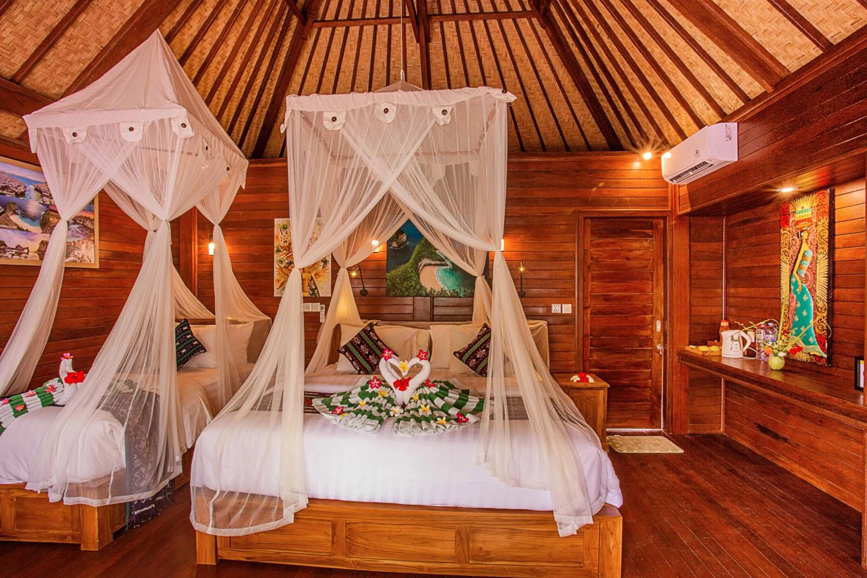 Bed in Sunset Garden Nusa Lembongan