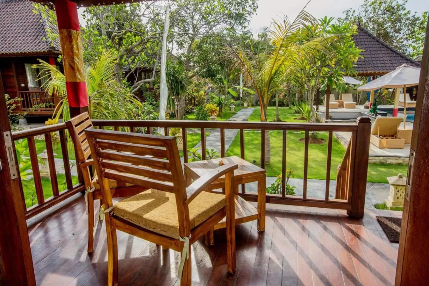 Balcony/Terrace in Sunset Garden Nusa Lembongan
