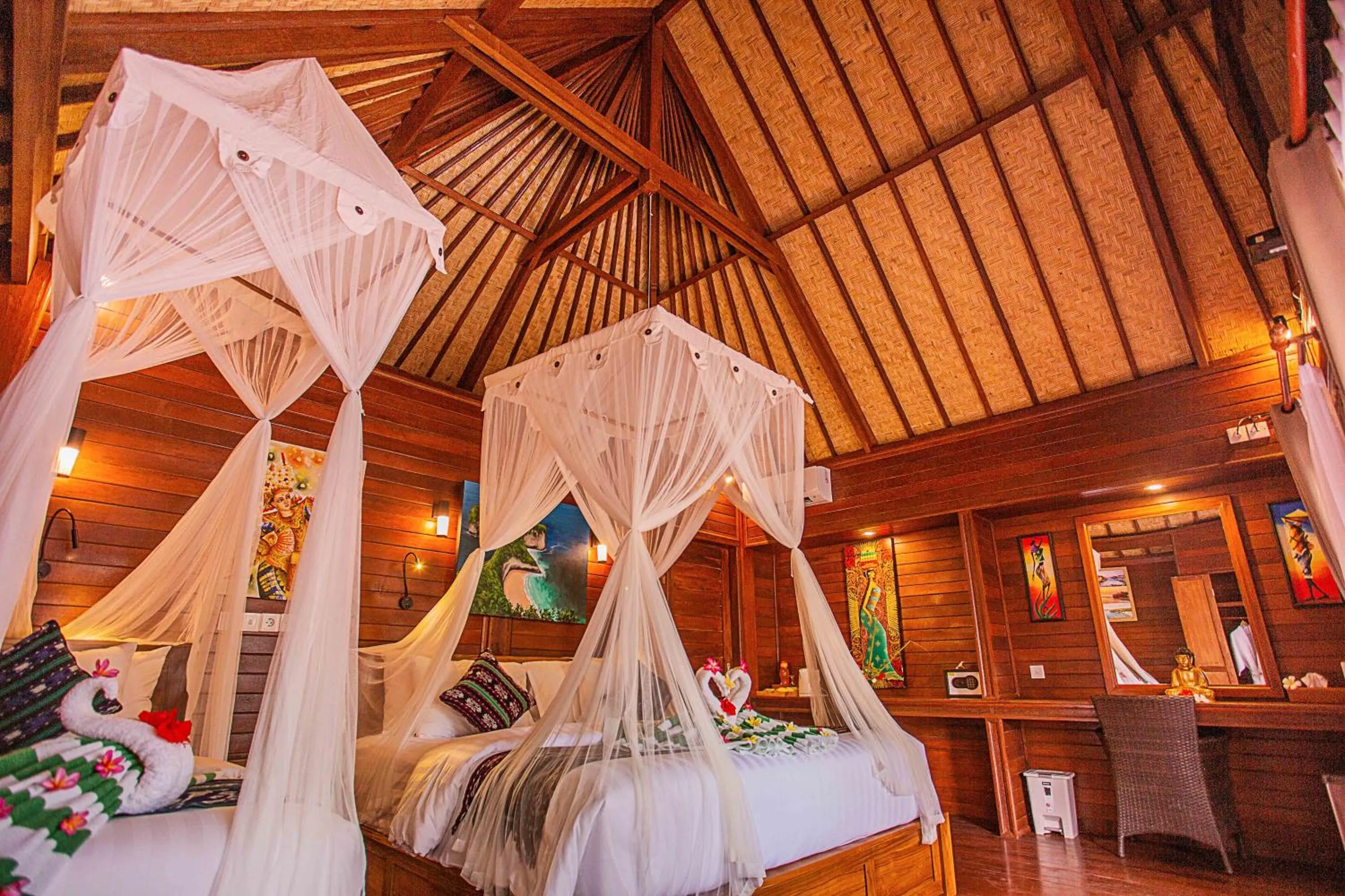 Bed in Sunset Garden Nusa Lembongan