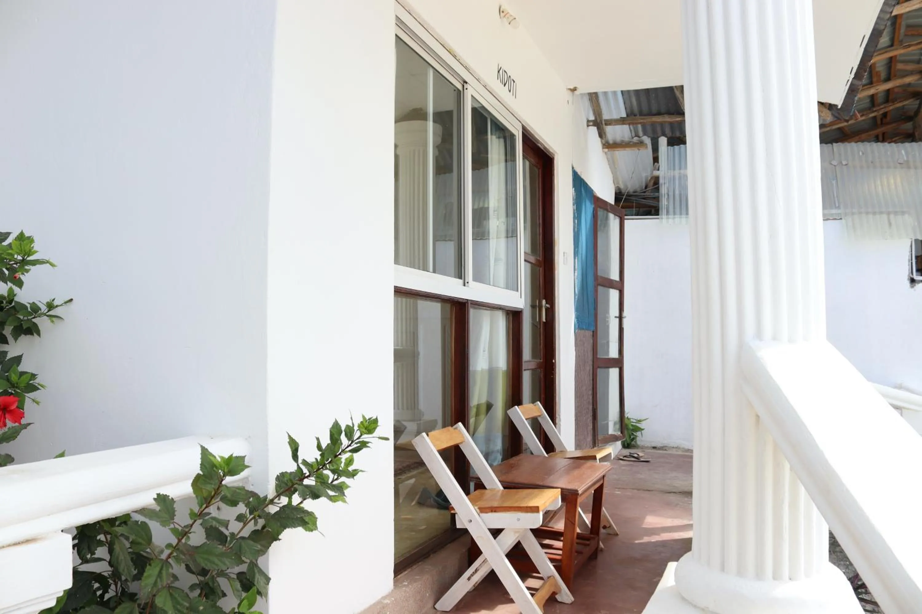 Bedroom in Mocco Beach Villa