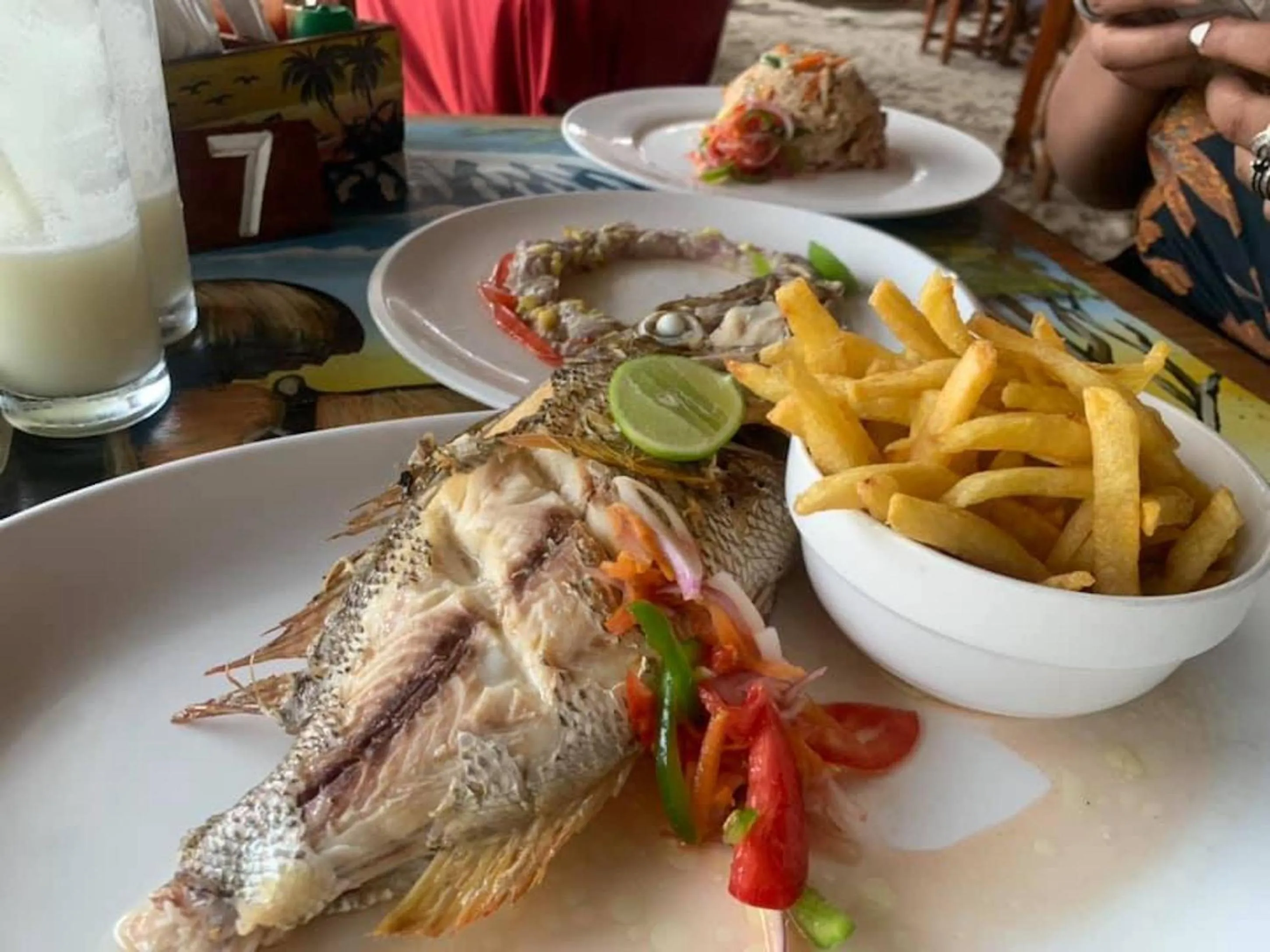 Food and drinks in Mocco Beach Villa