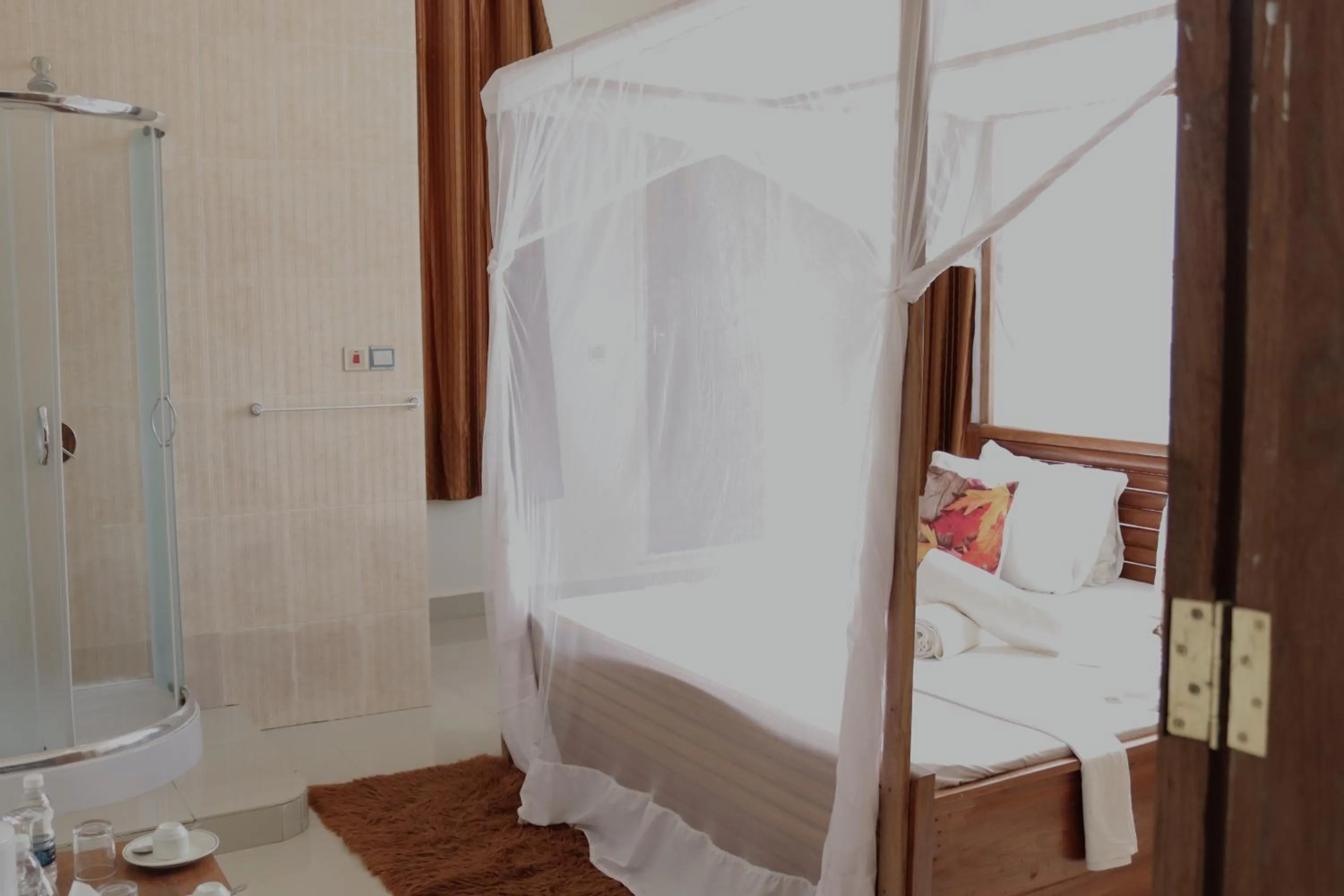 Bedroom, Bed in Mocco Beach Villa