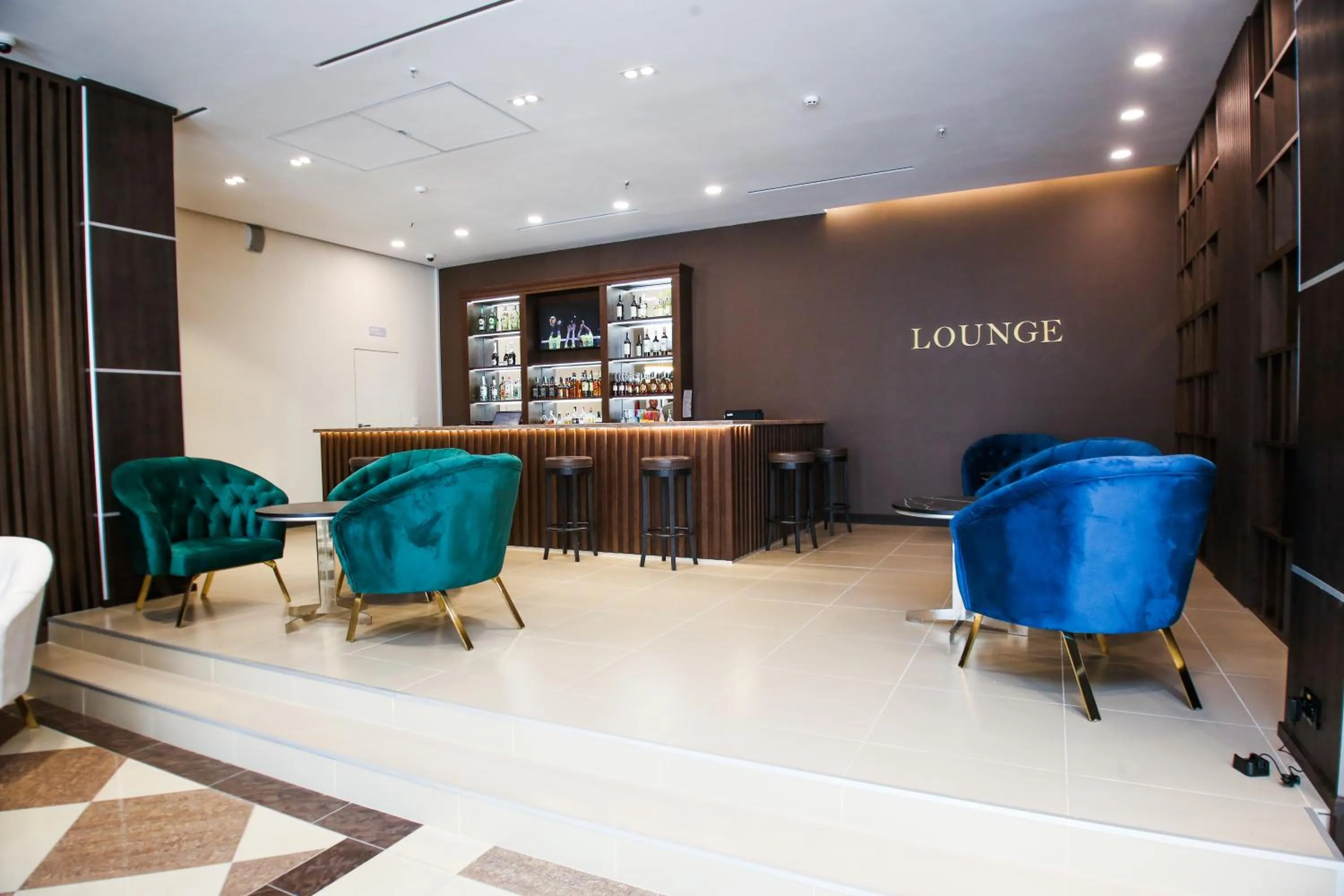 Lounge or bar in Chagala Residence Atyrau