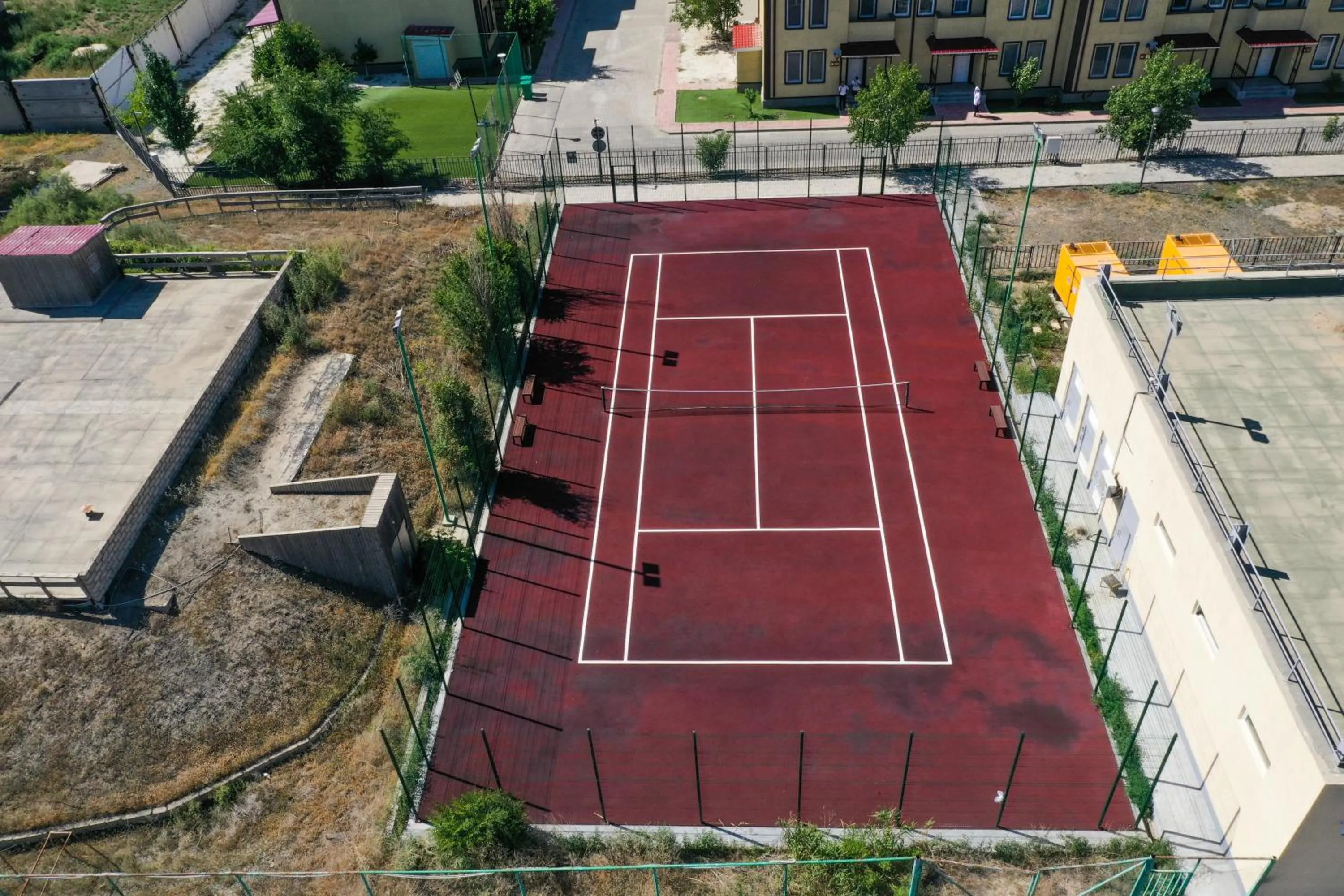 Tennis court in Chagala Residence Atyrau