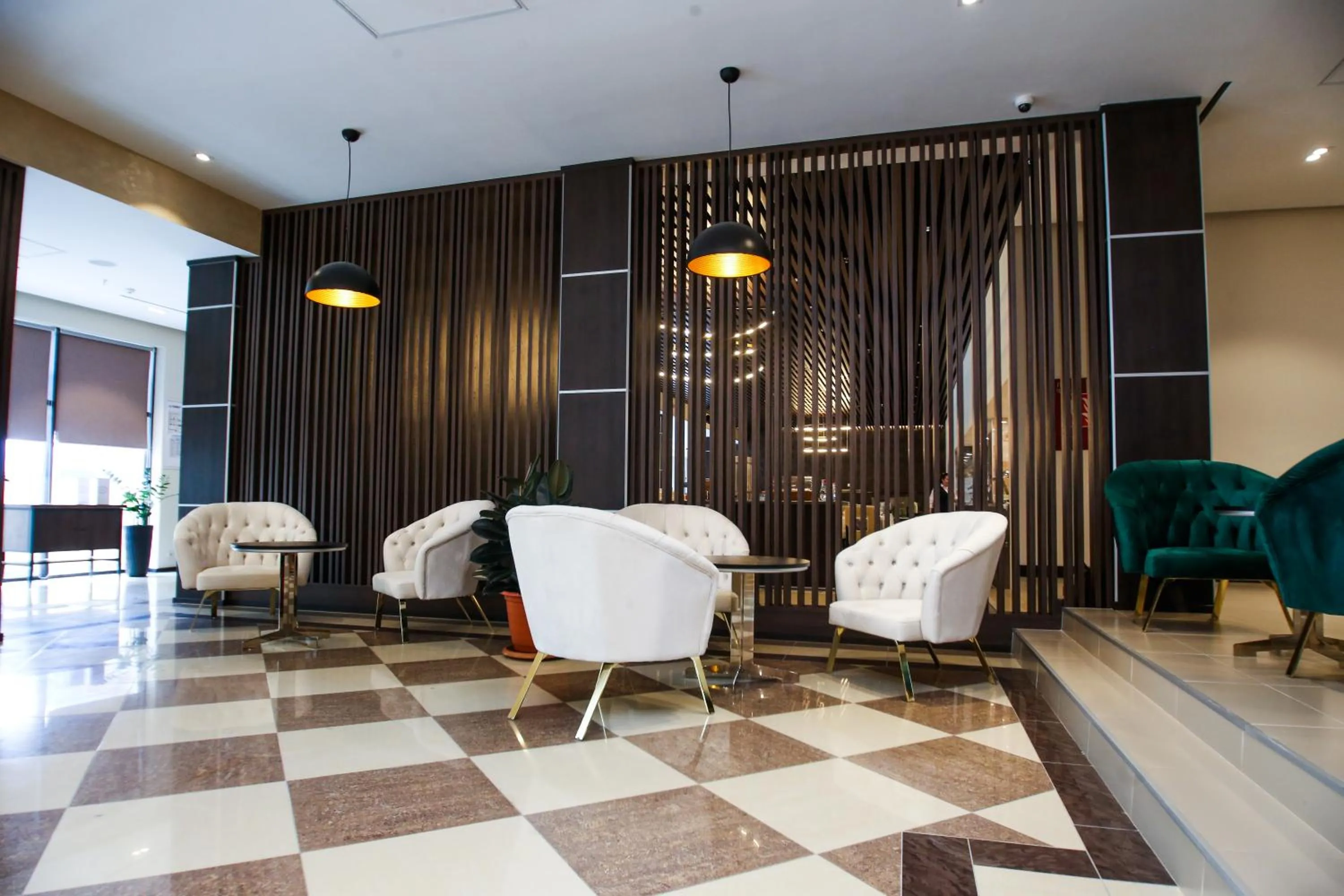 Lobby or reception in Chagala Residence Atyrau