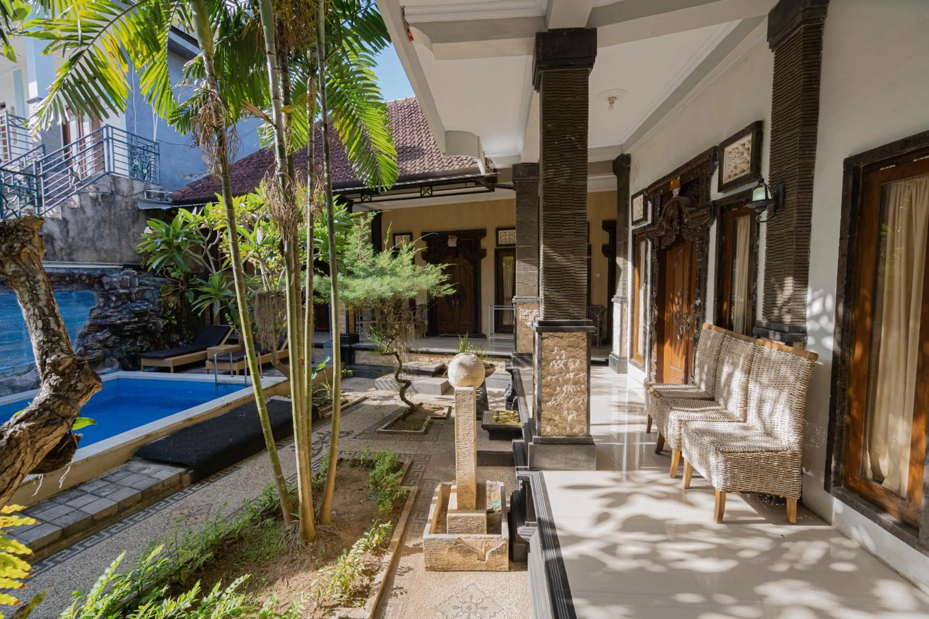 Balcony/Terrace in The Mel Homestay