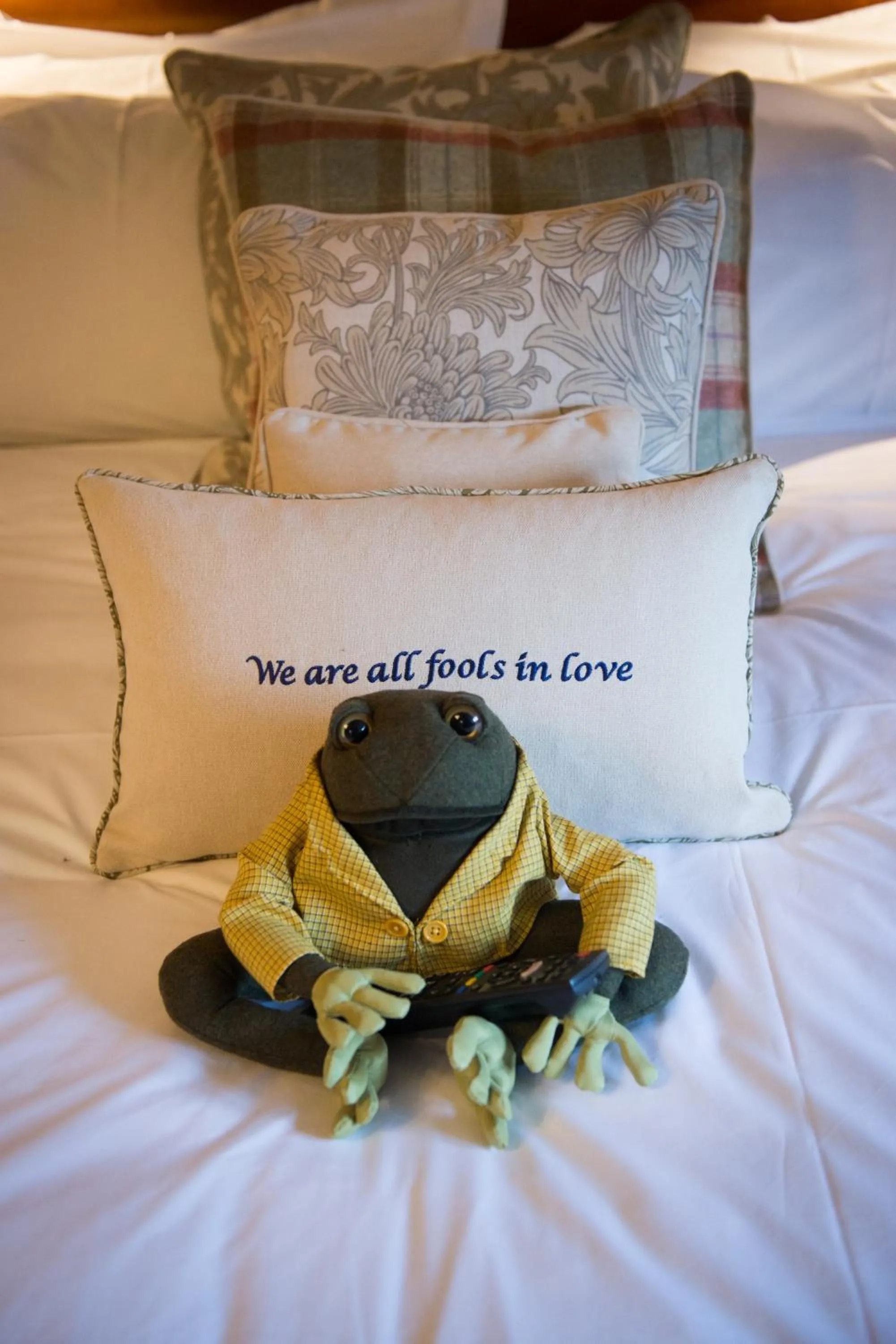 Decorative detail, Bed in 1777. At The Albion