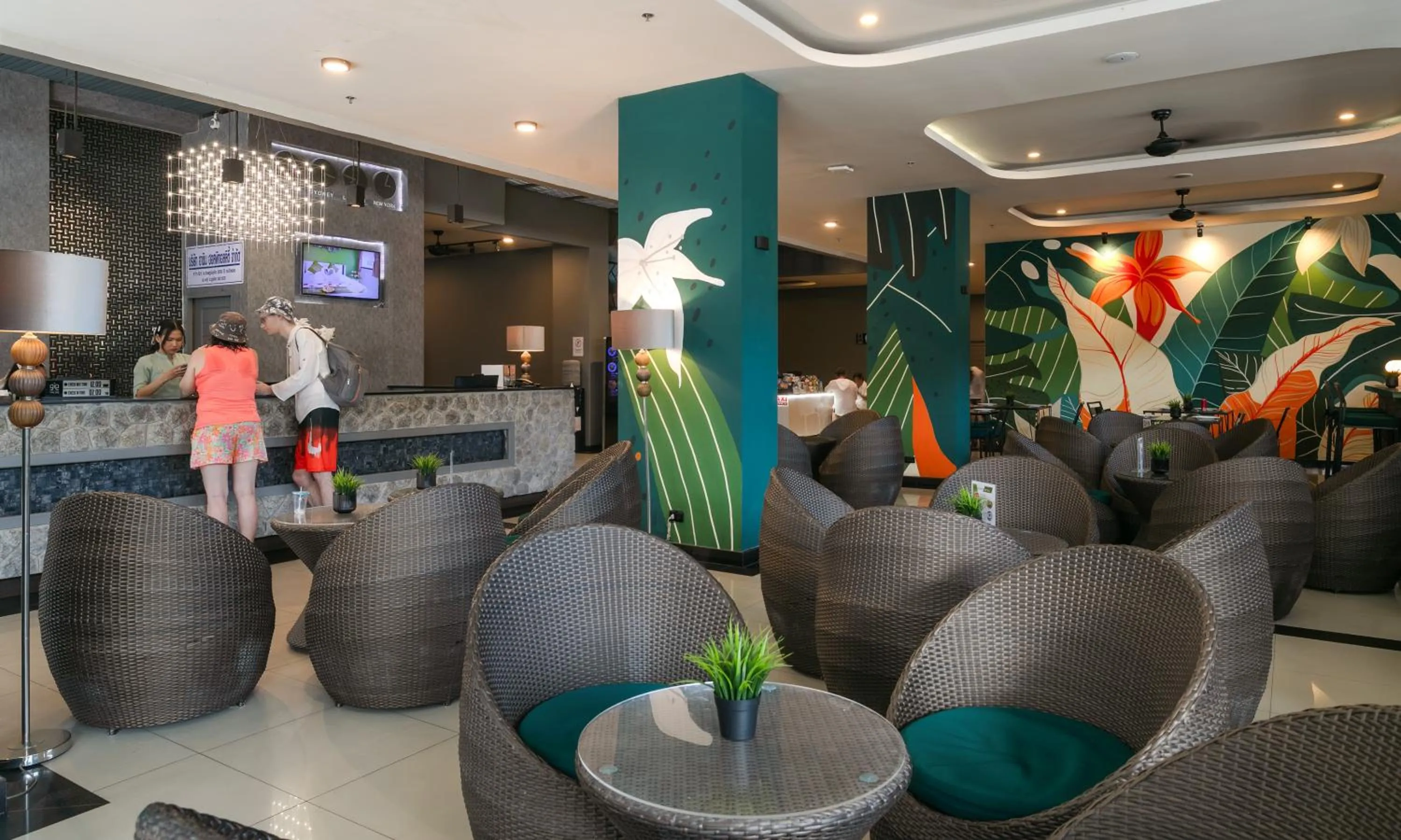 Lobby or reception in The Gig Hotel