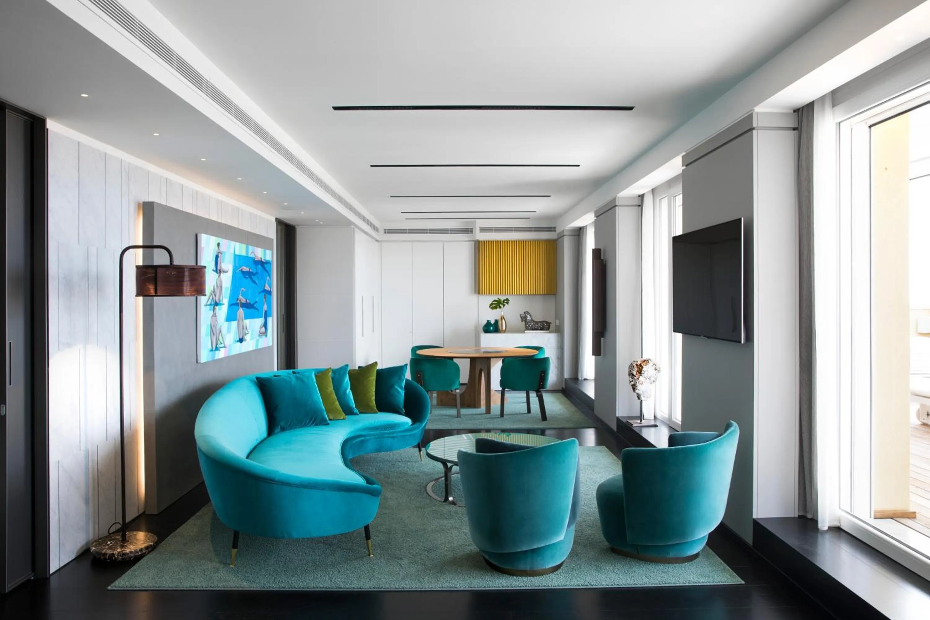 Living room in Hotel Byron