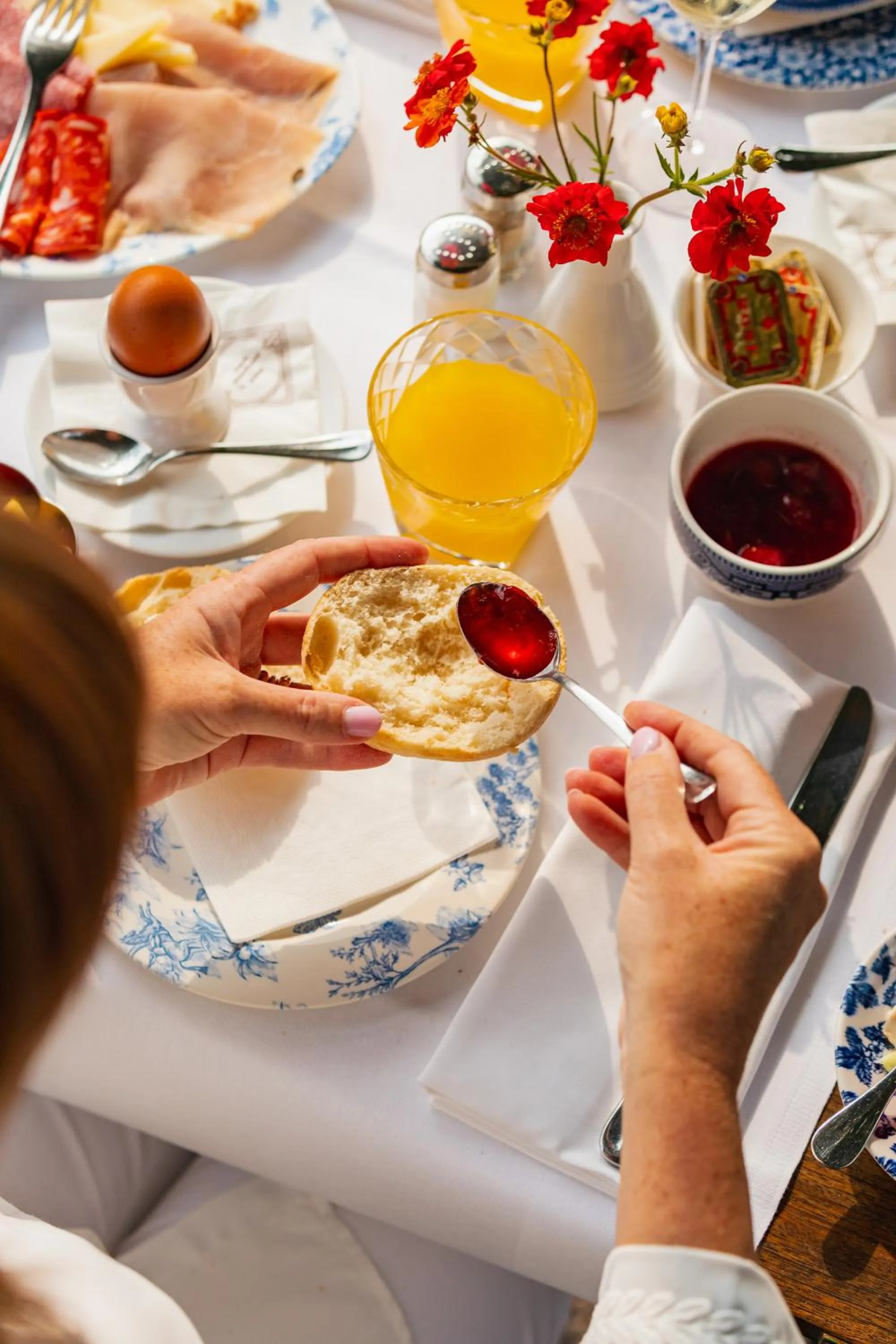 Food and drinks in De Lindenhoeve Boutique Hotel