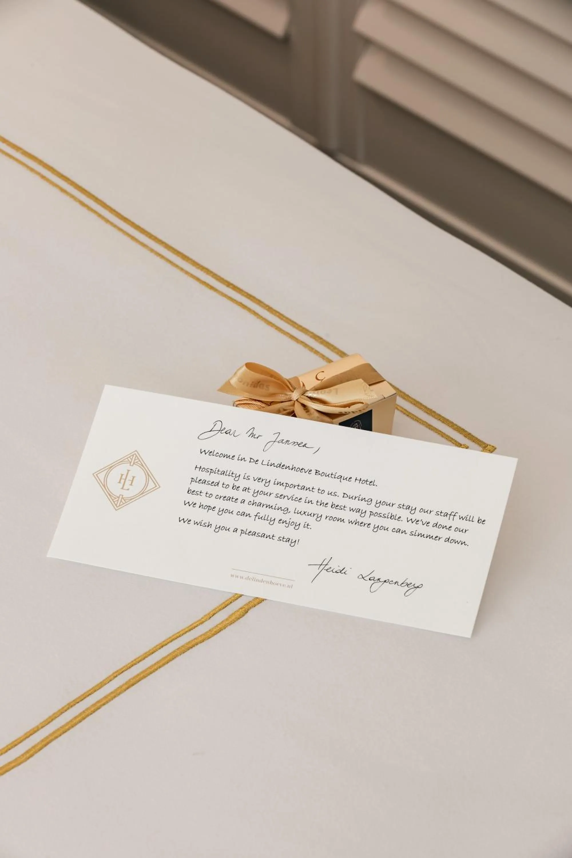 Logo/Certificate/Sign in De Lindenhoeve Boutique Hotel