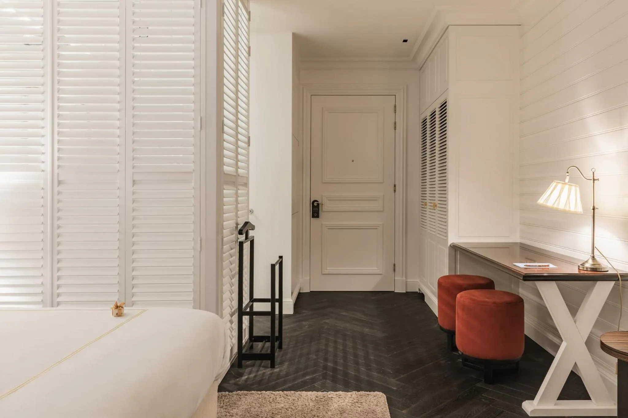 Bed in De Lindenhoeve Boutique Hotel