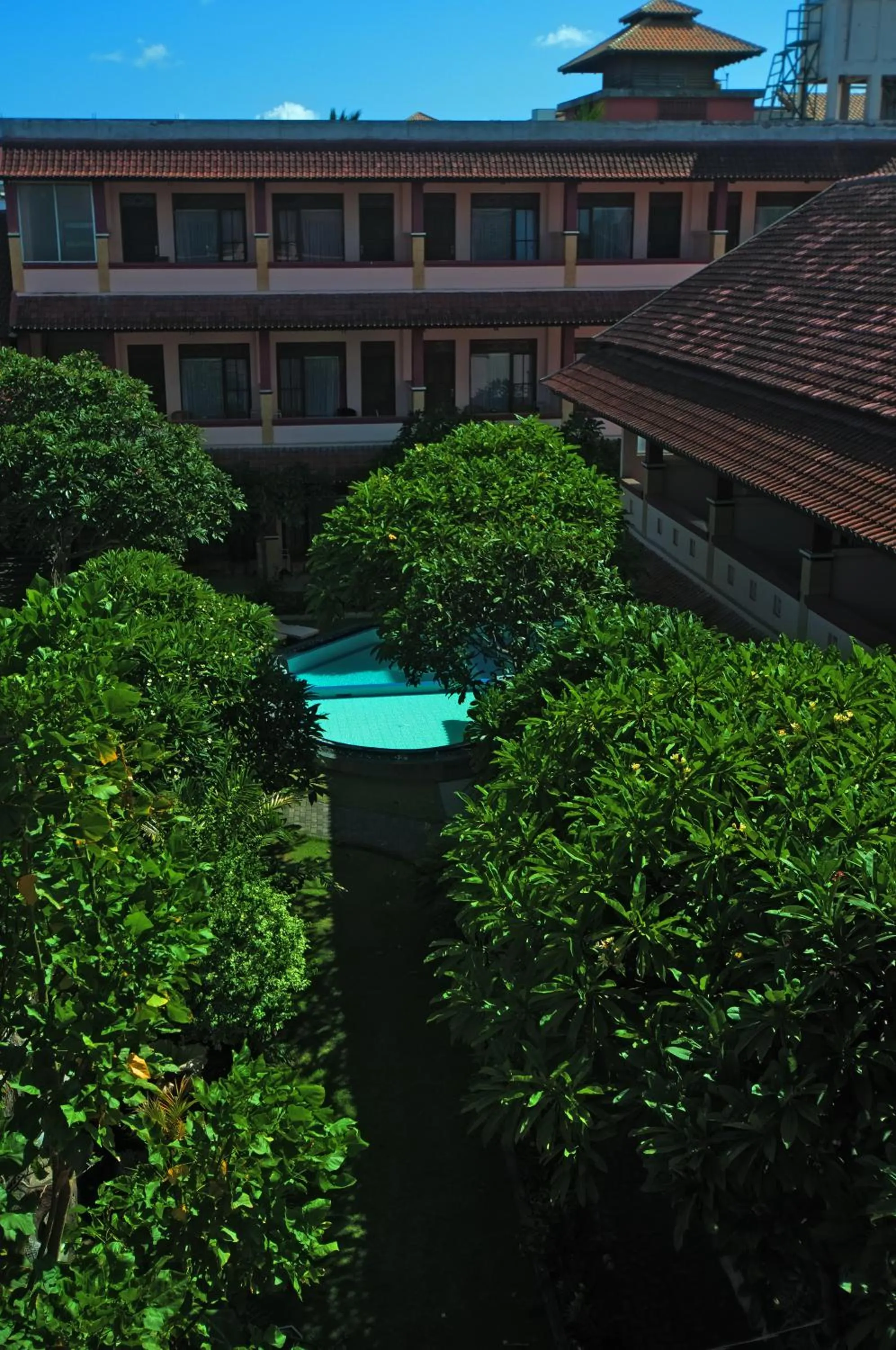 Pool view in Pesona Beach Inn