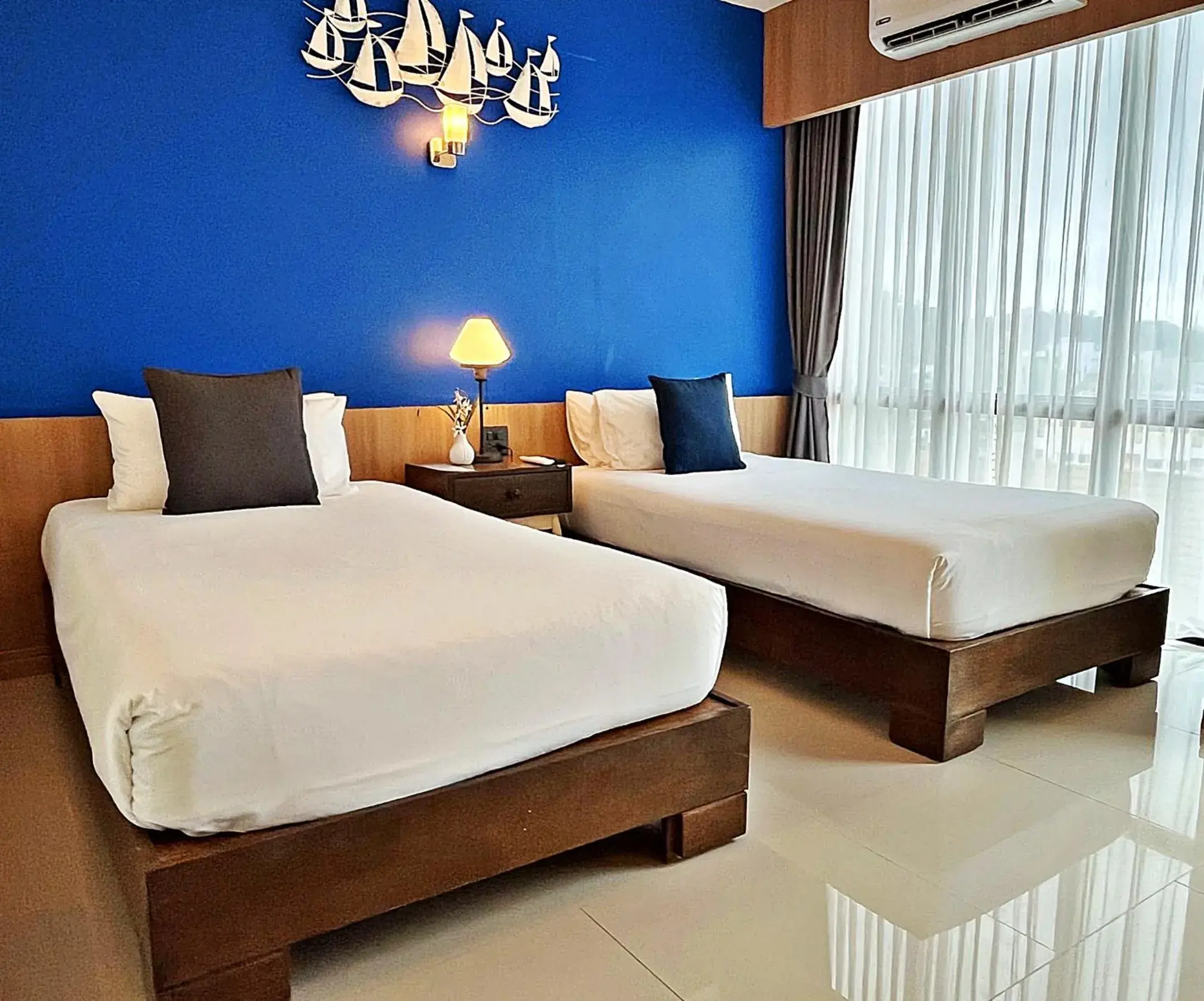 Standard Twin Room - Free Airport Shuttle in The Sixteenth Naiyang Beach Hotel- Free Schedule Airport Shuttle Standard Twin Room - Free Airport Shuttle in The Sixteenth Naiyang Beach Hotel- Free Schedule Airport Shuttle