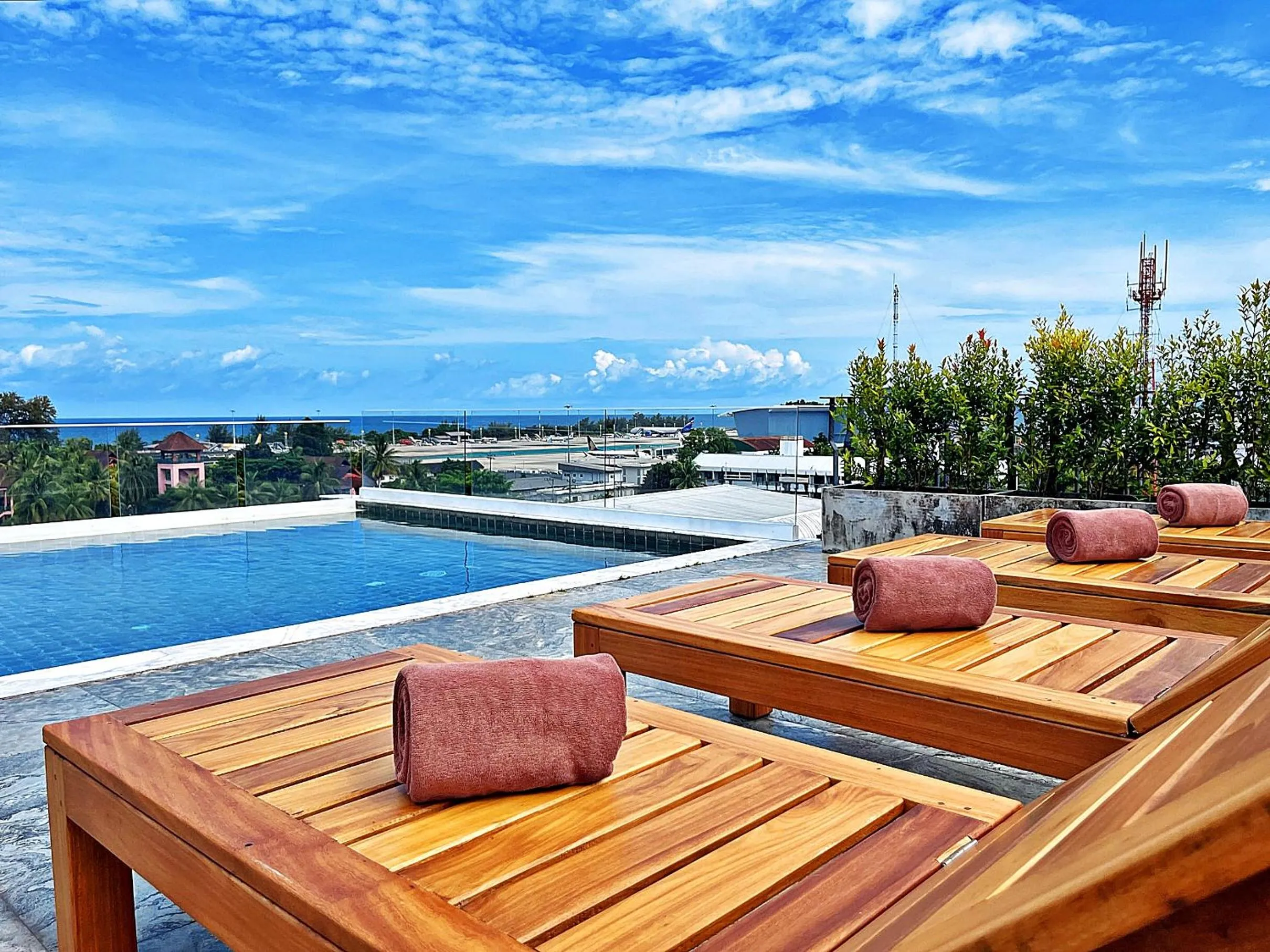 Swimming pool in The Sixteenth Naiyang Beach Hotel- Free Schedule Airport Shuttle