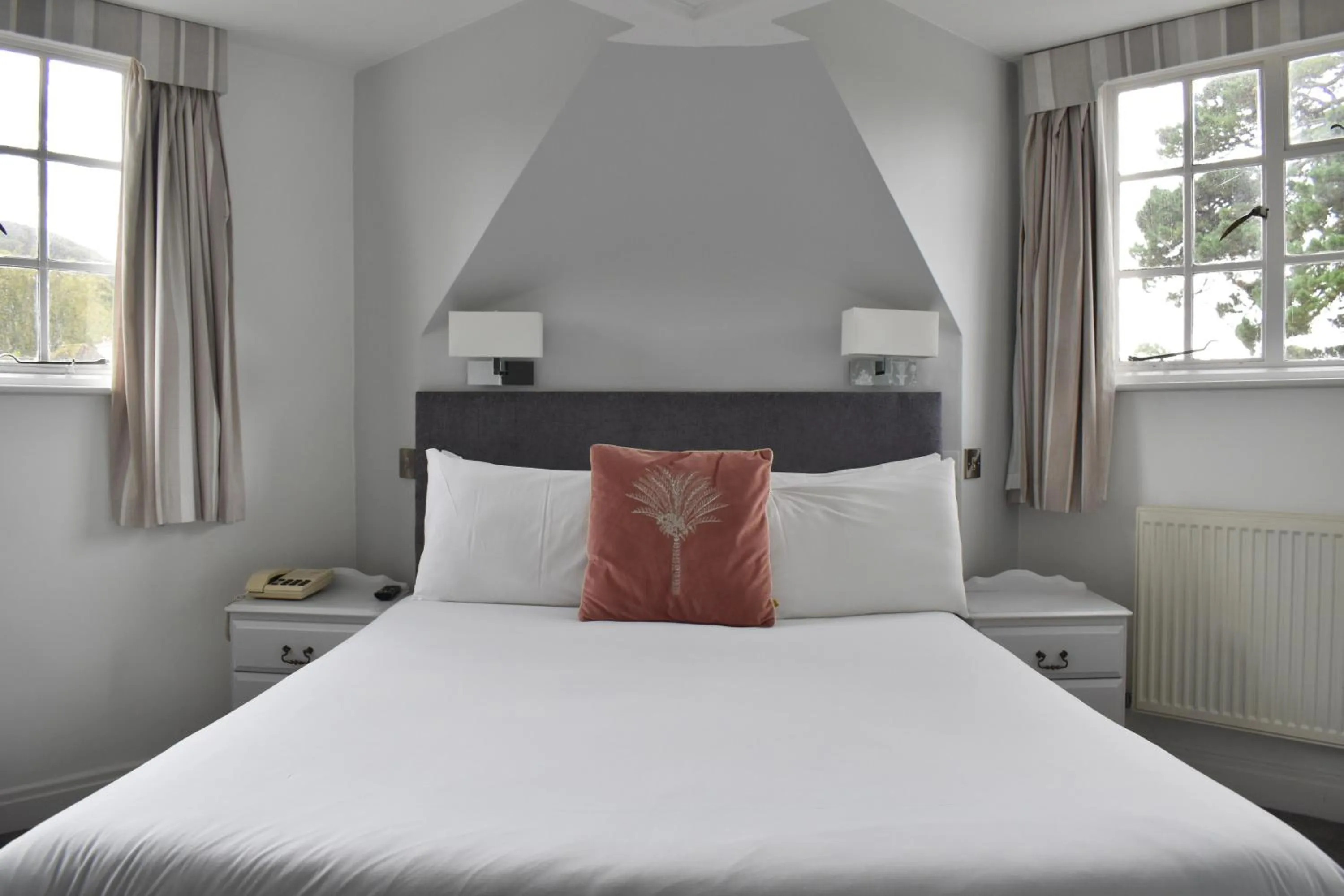 Bed in Hunters Moon Hotel