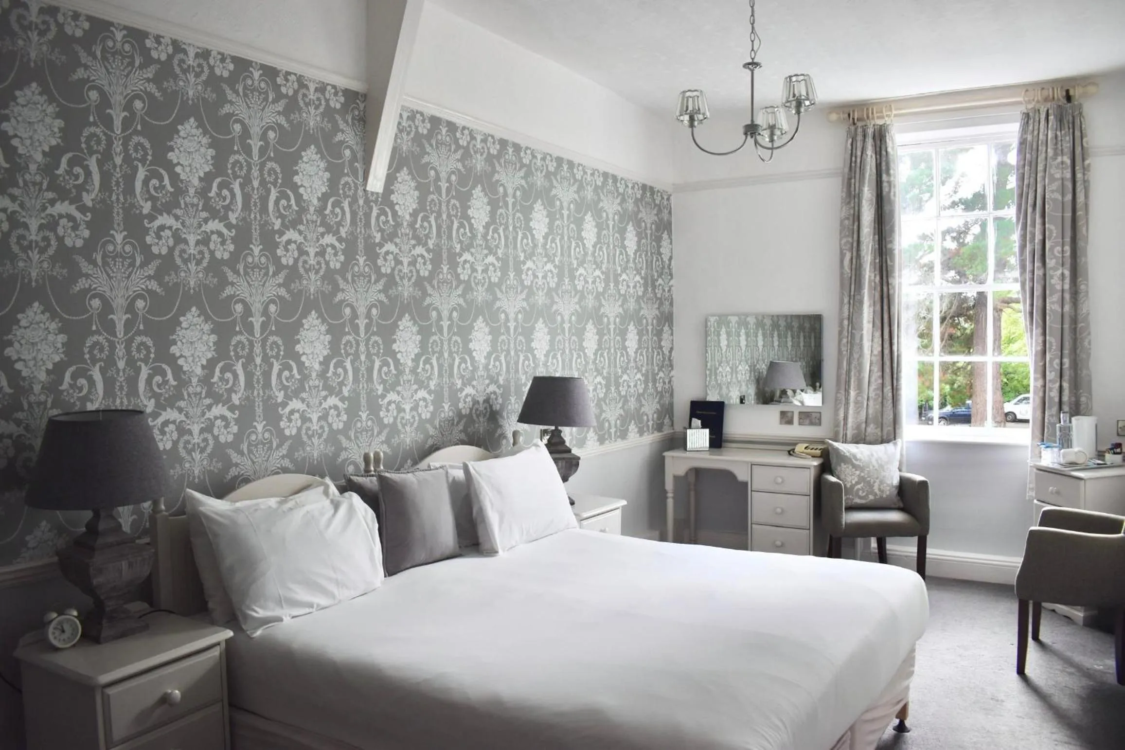 Bed in Hunters Moon Hotel