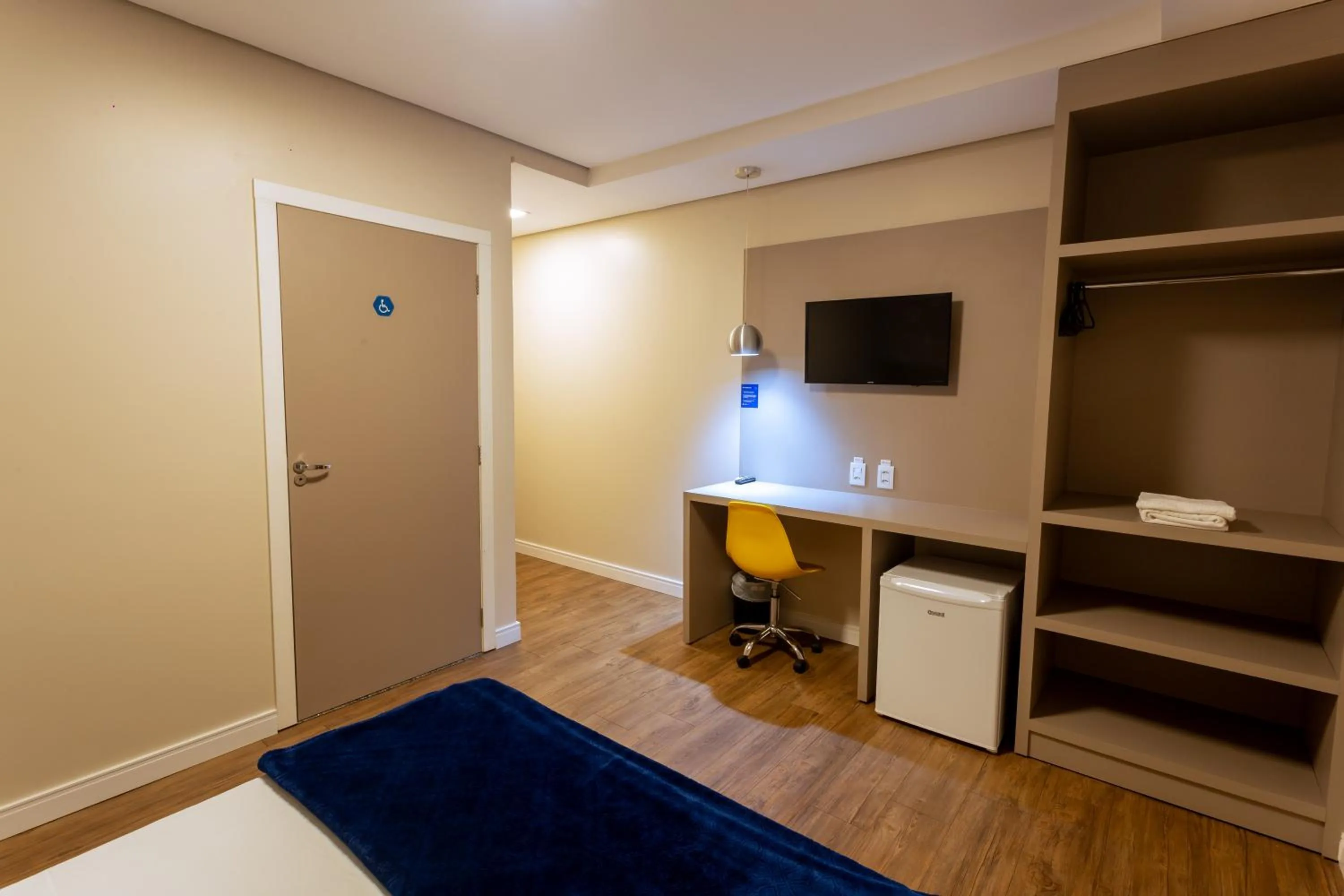 TV and multimedia, Bed in Hiber Hotel - Acesso a Chapecó