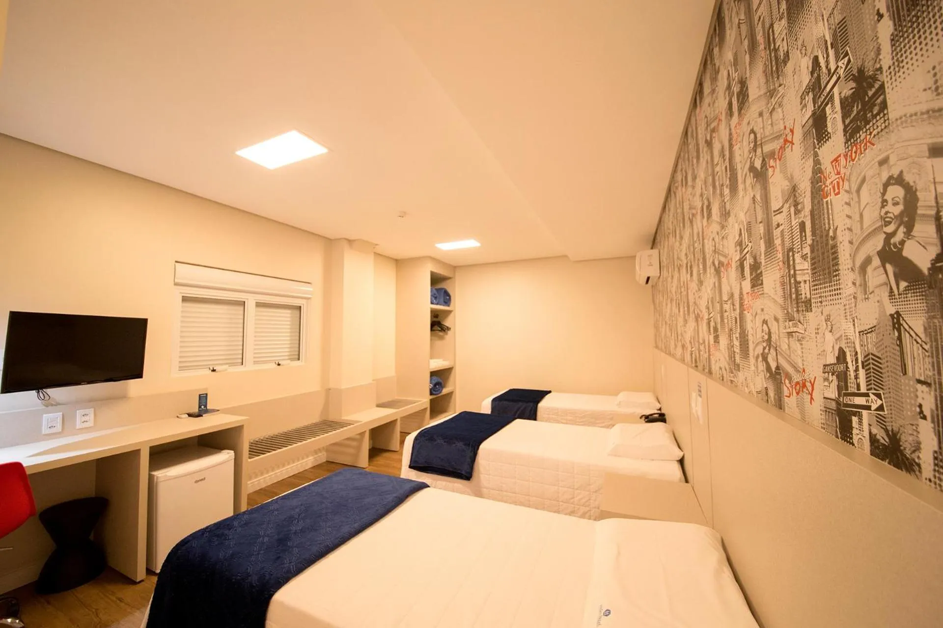 Deluxe Triple Room in Hiber Hotel - Acesso a Chapecó