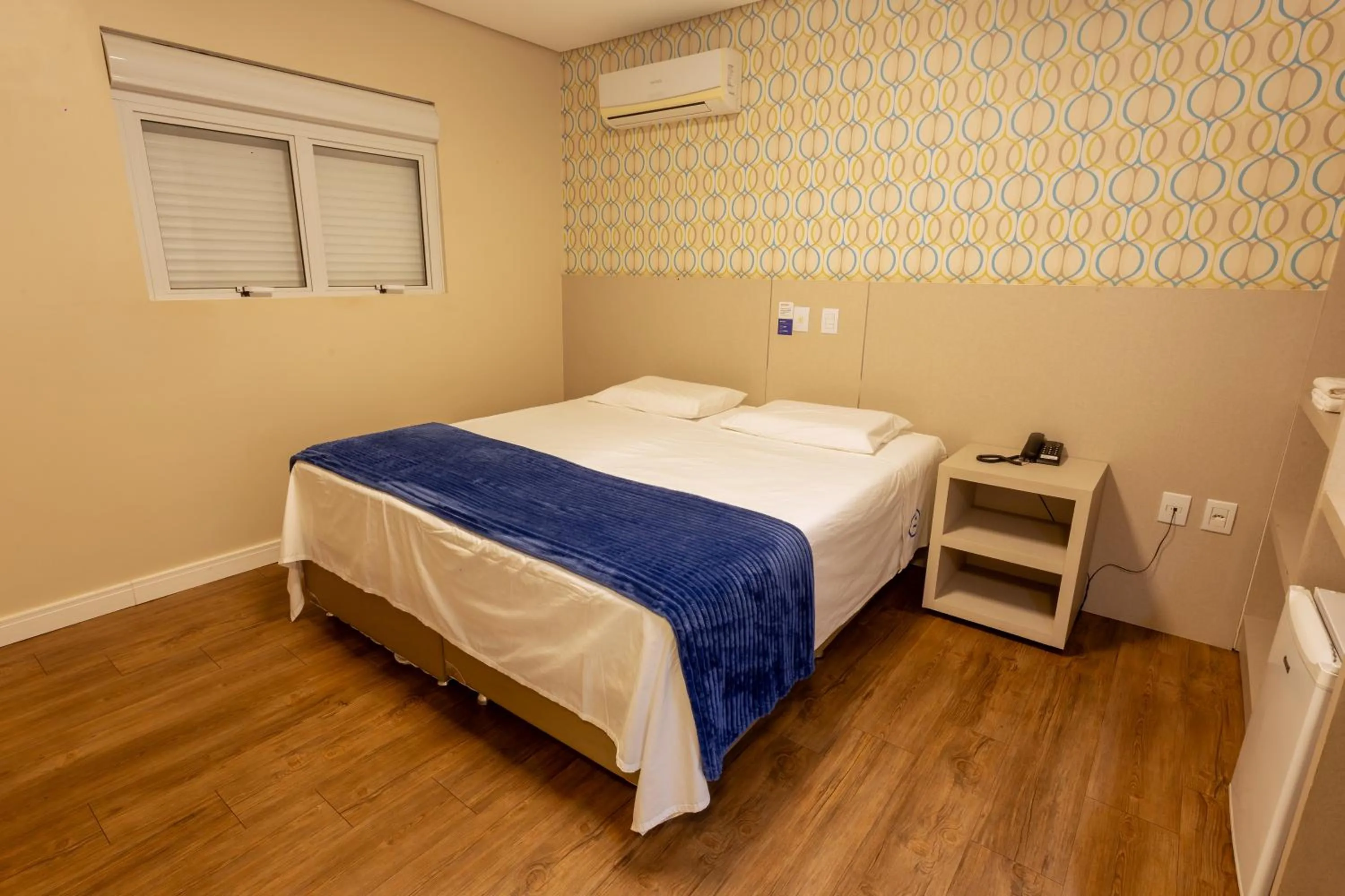 Bedroom, Bed in Hiber Hotel - Acesso a Chapecó