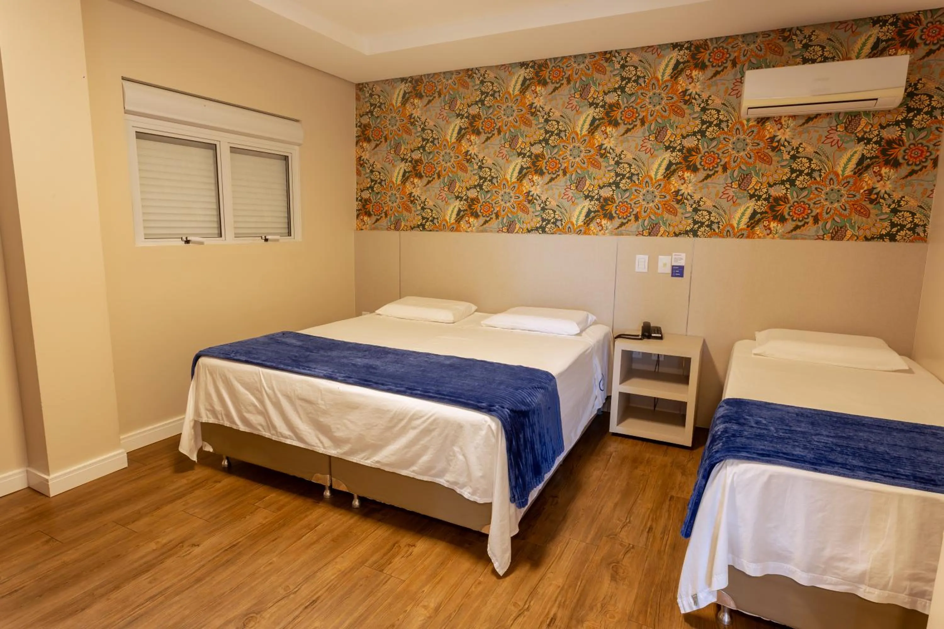 Bedroom, Bed in Hiber Hotel - Acesso a Chapecó