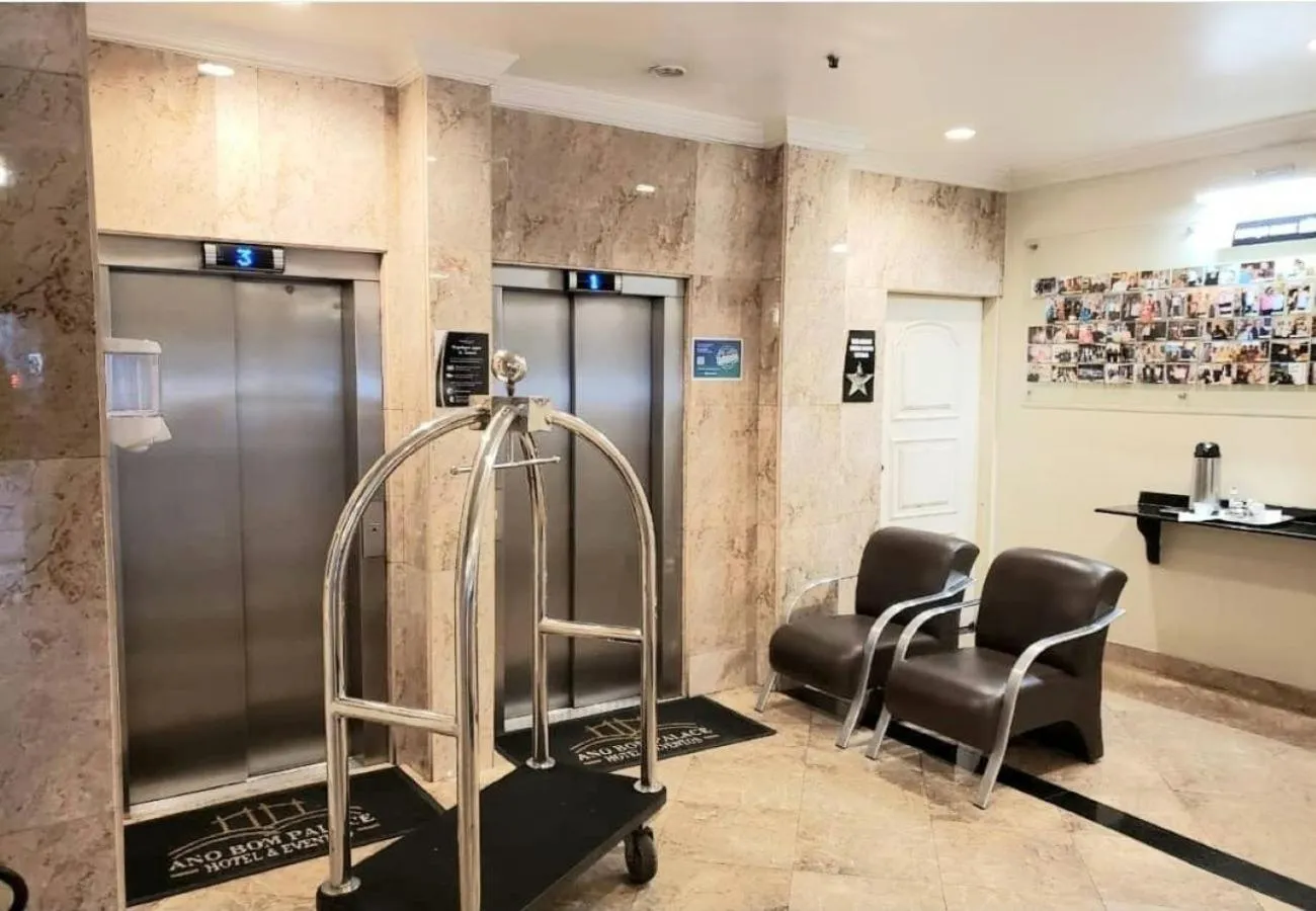 Lobby or reception in Ano Bom Palace Hotel