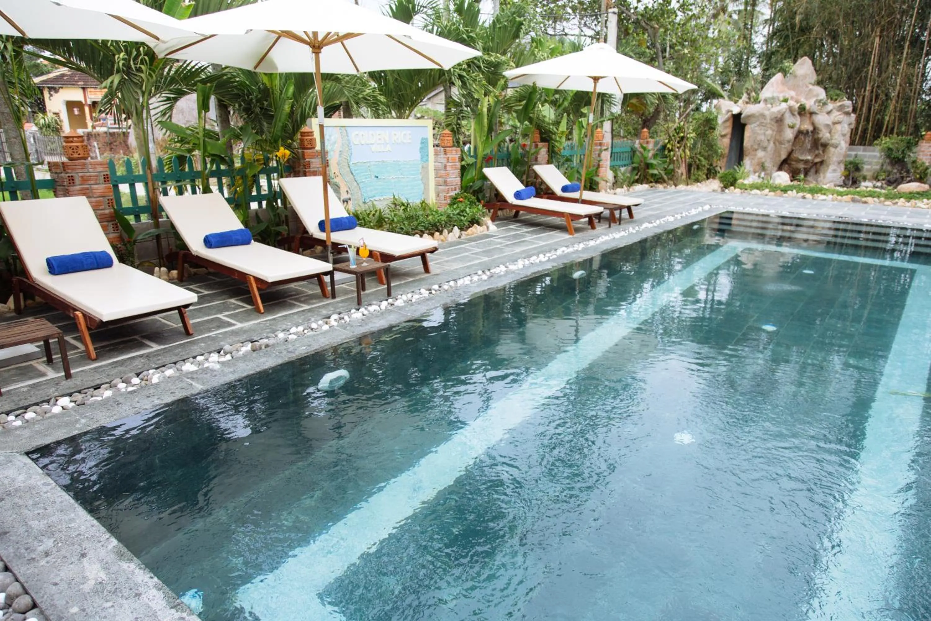 Bird's eye view in Hoi An Golden Rice Villa