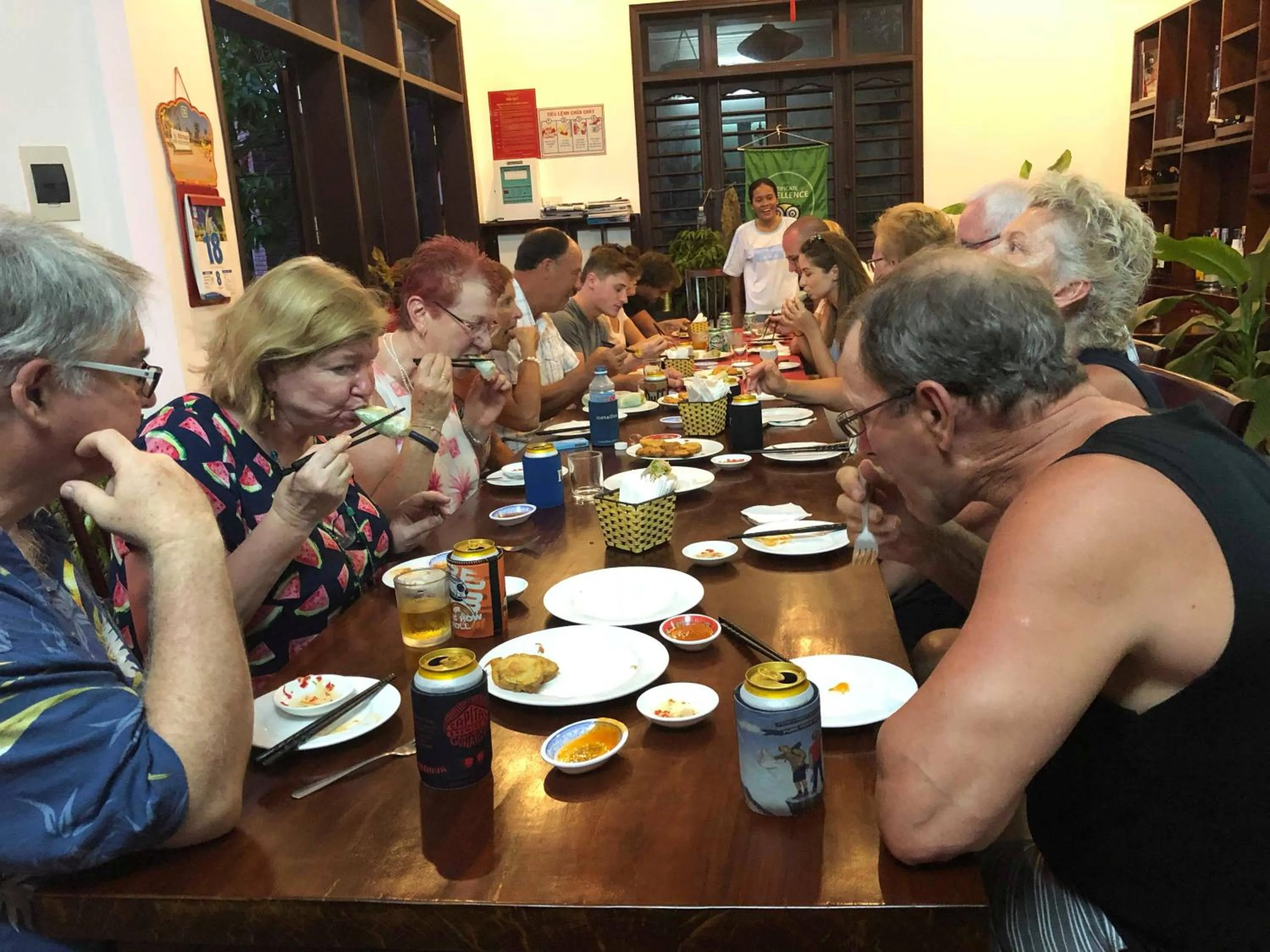 group of guests in Hoi An Golden Rice Villa
