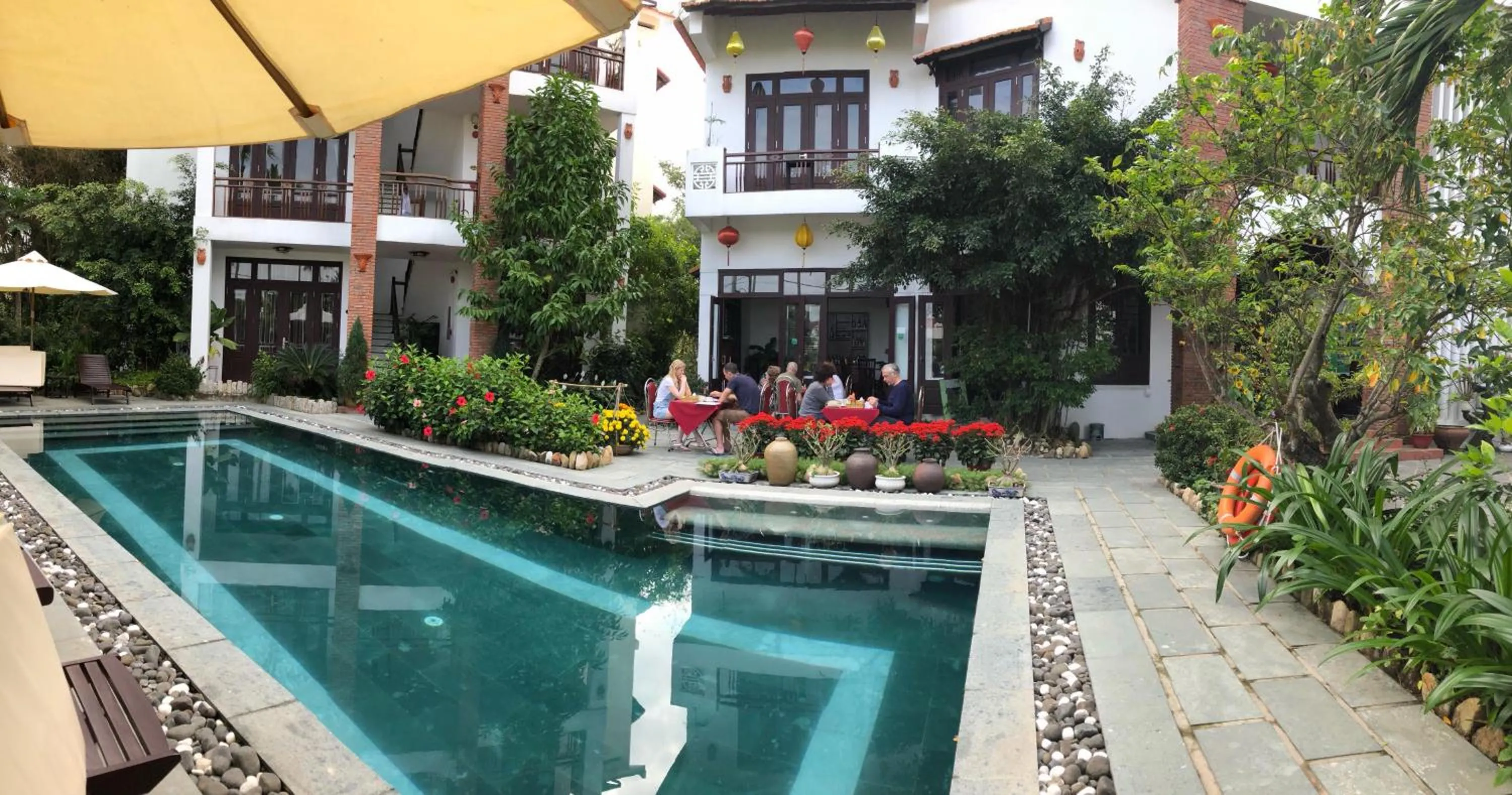 Pool view in Hoi An Golden Rice Villa