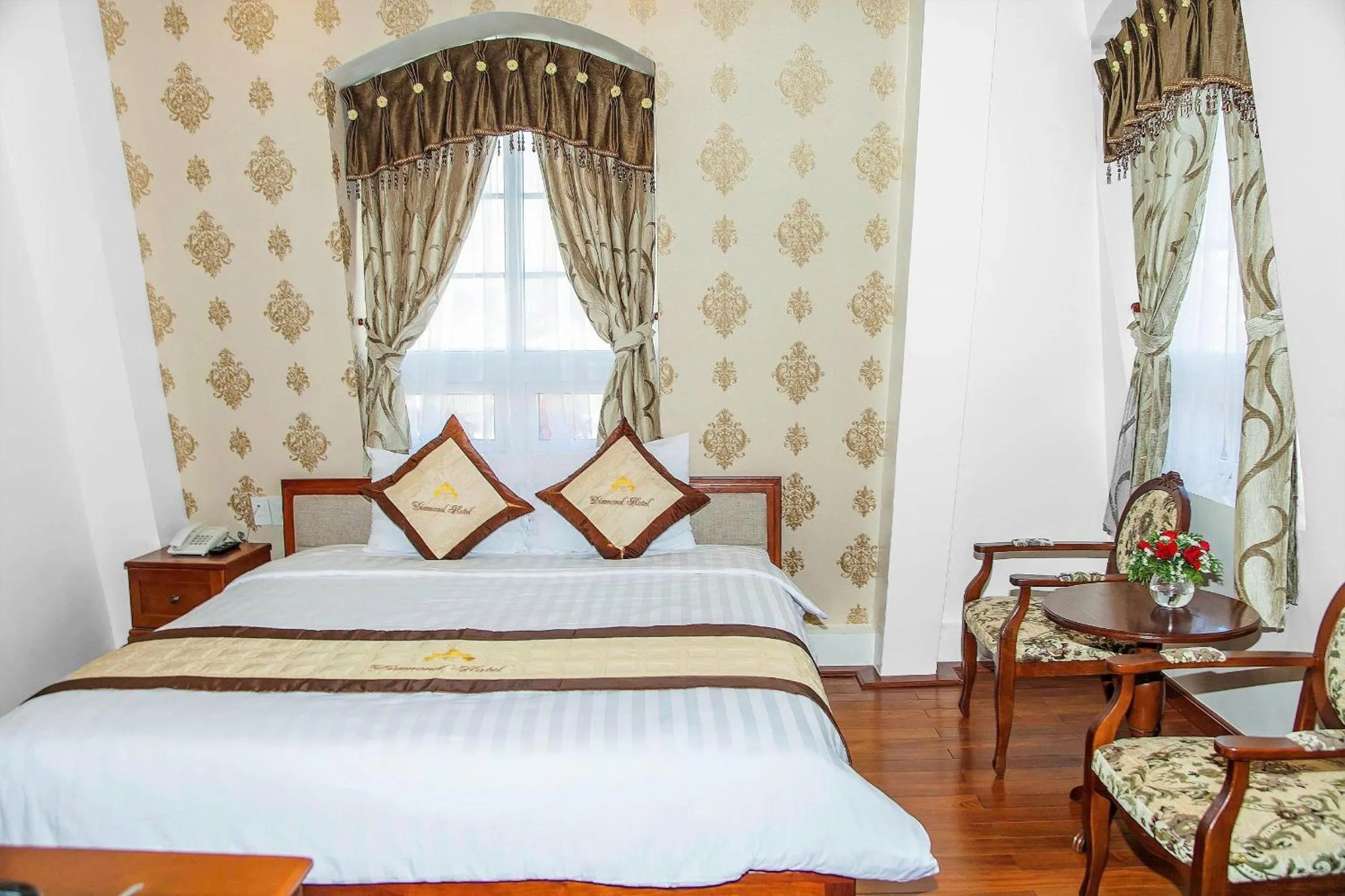 Bed in Diamond Hotel