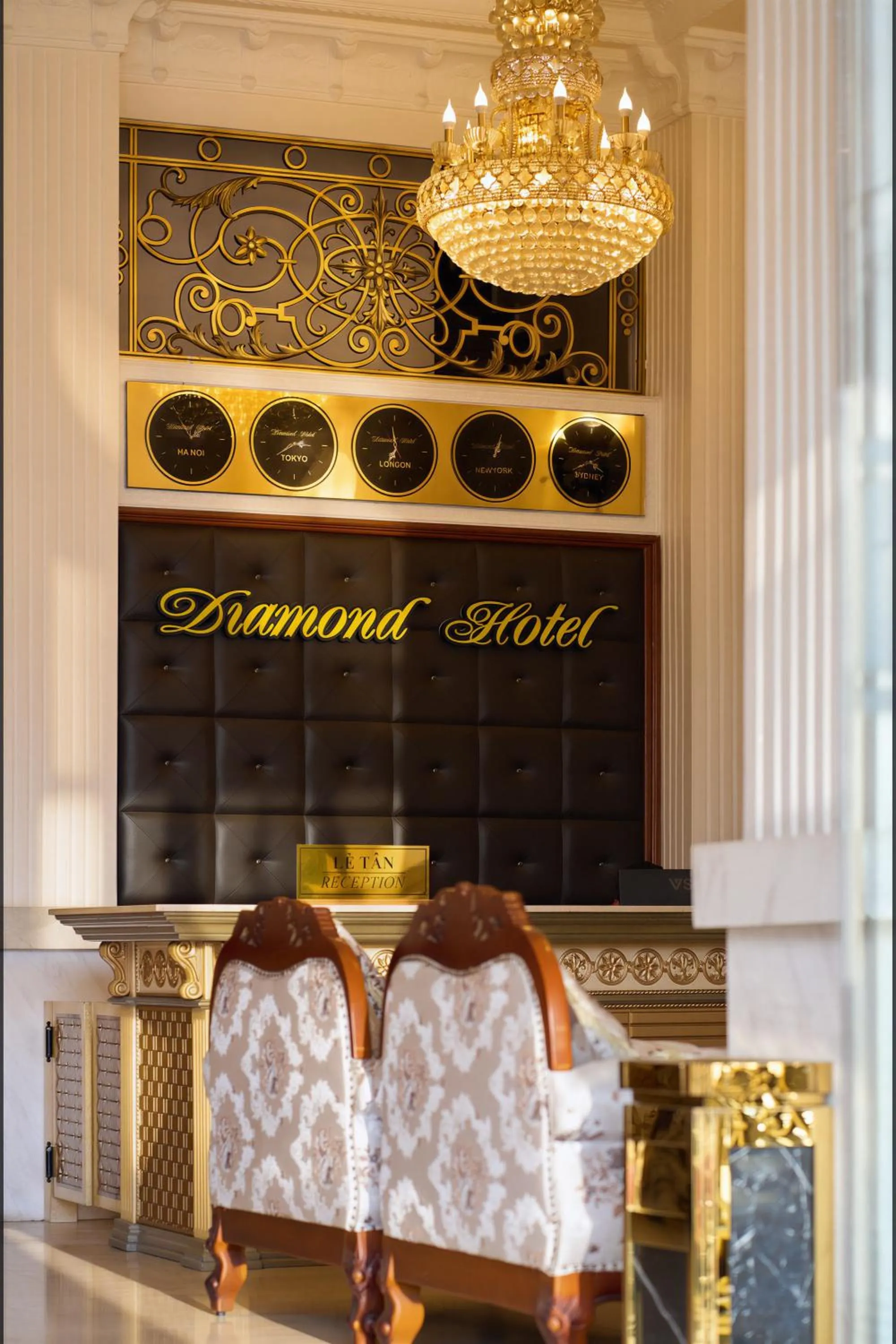 Lobby or reception in Diamond Hotel