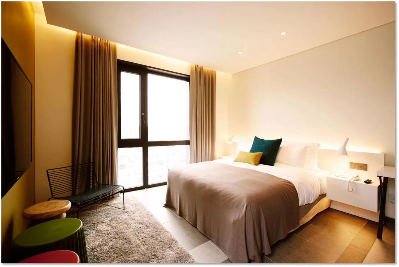 Bed in MD HOTEL Dongtan