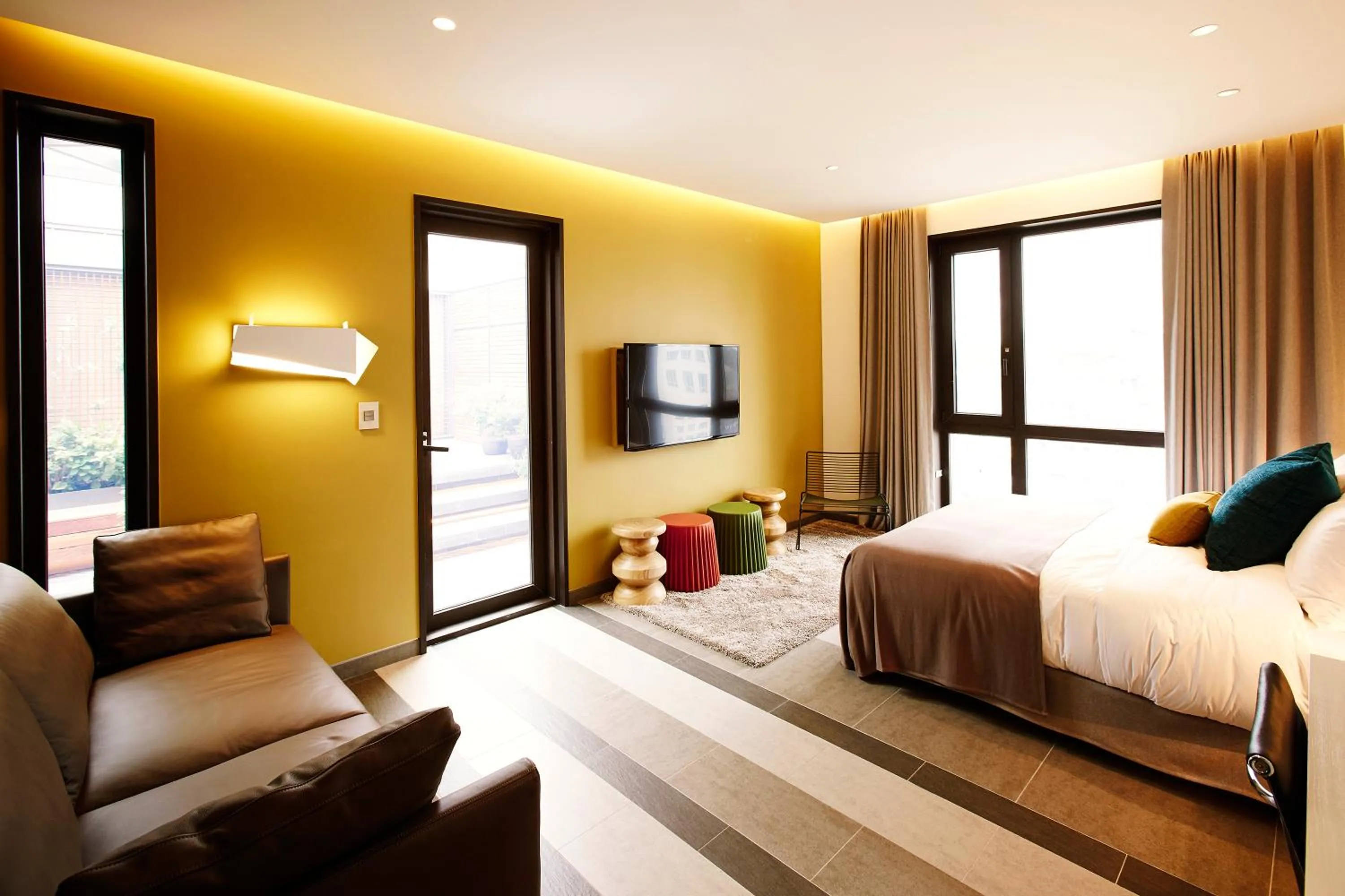 Bed in MD HOTEL Dongtan