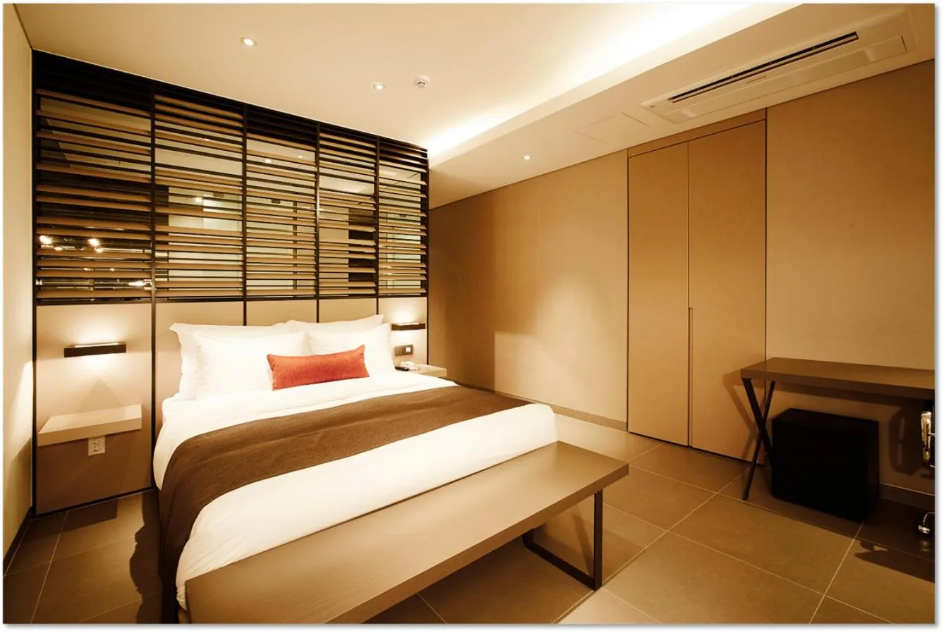 Bed in MD HOTEL Dongtan