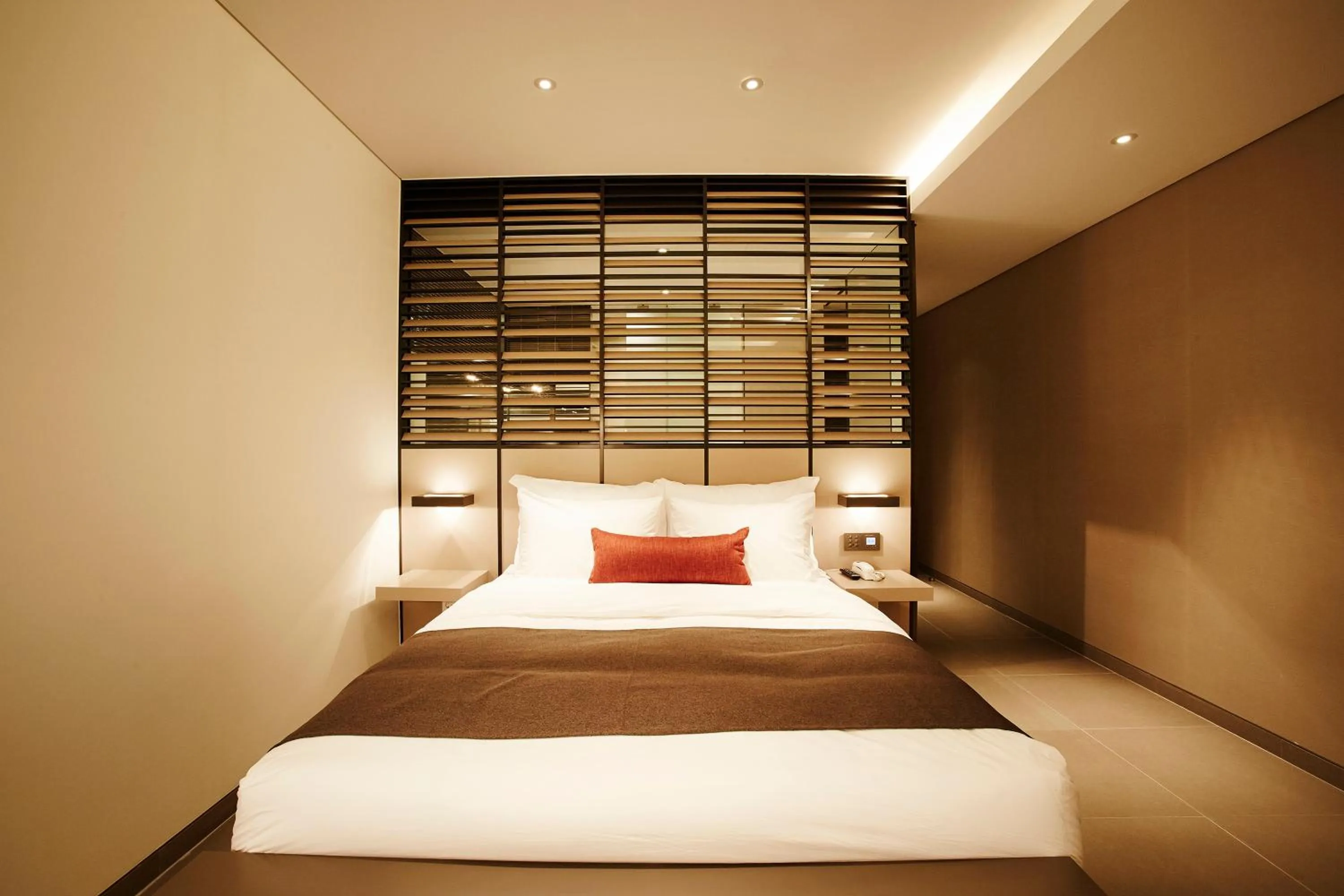 Bed in MD HOTEL Dongtan