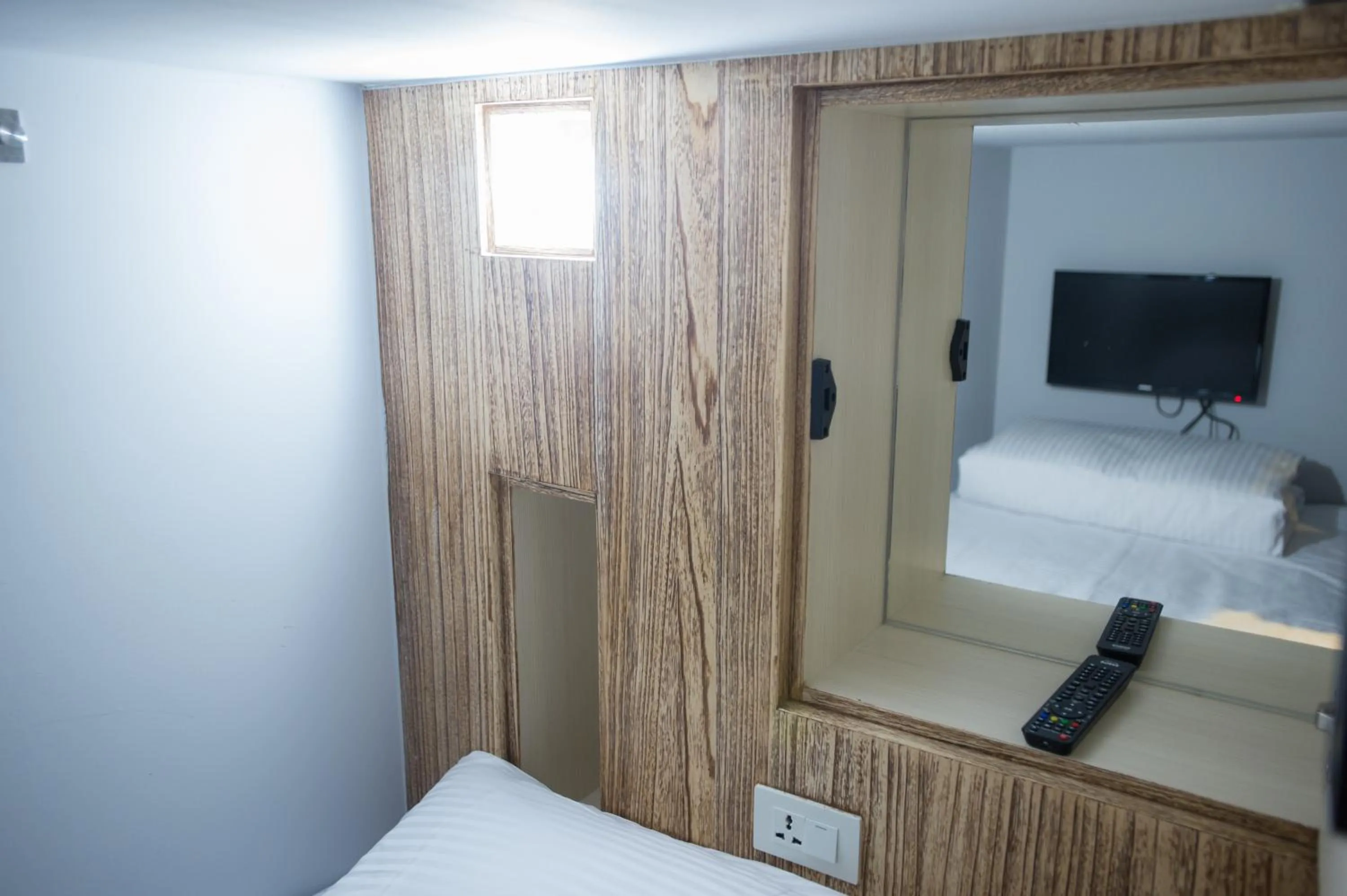 Decorative detail, Bed in Just Walk Backpacker Hostel