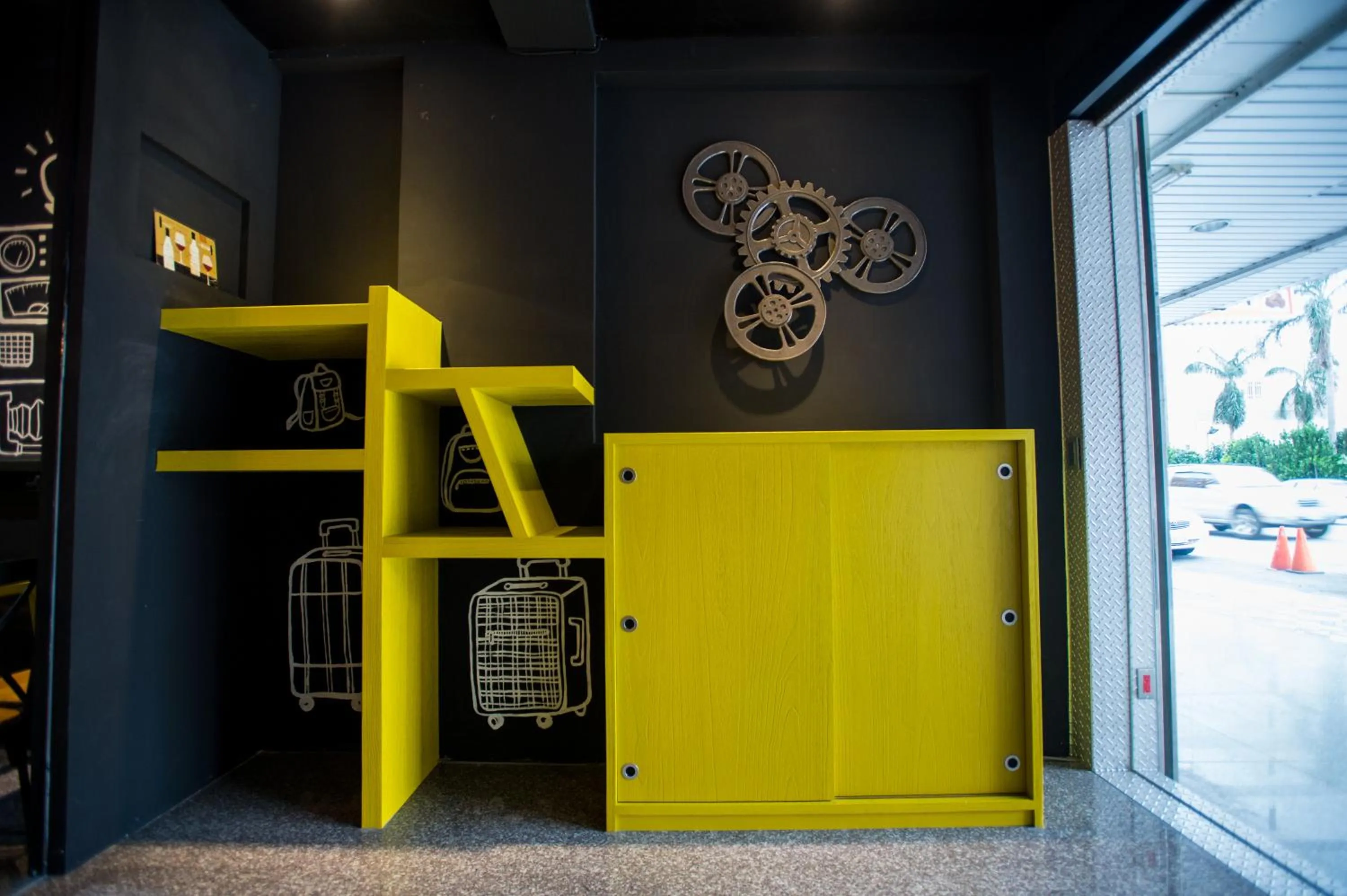 Lobby or reception in Just Walk Backpacker Hostel