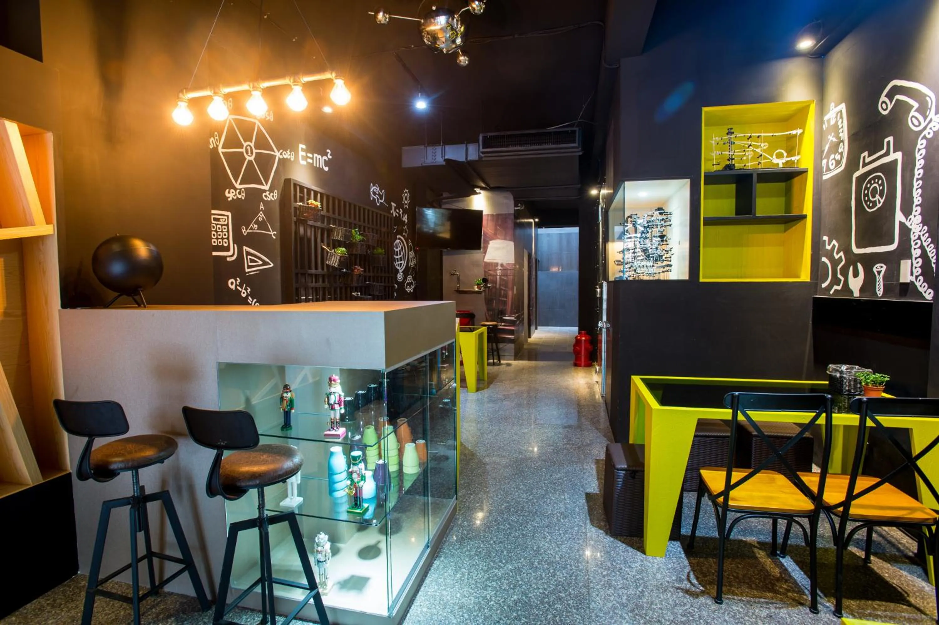 Lobby or reception in Just Walk Backpacker Hostel