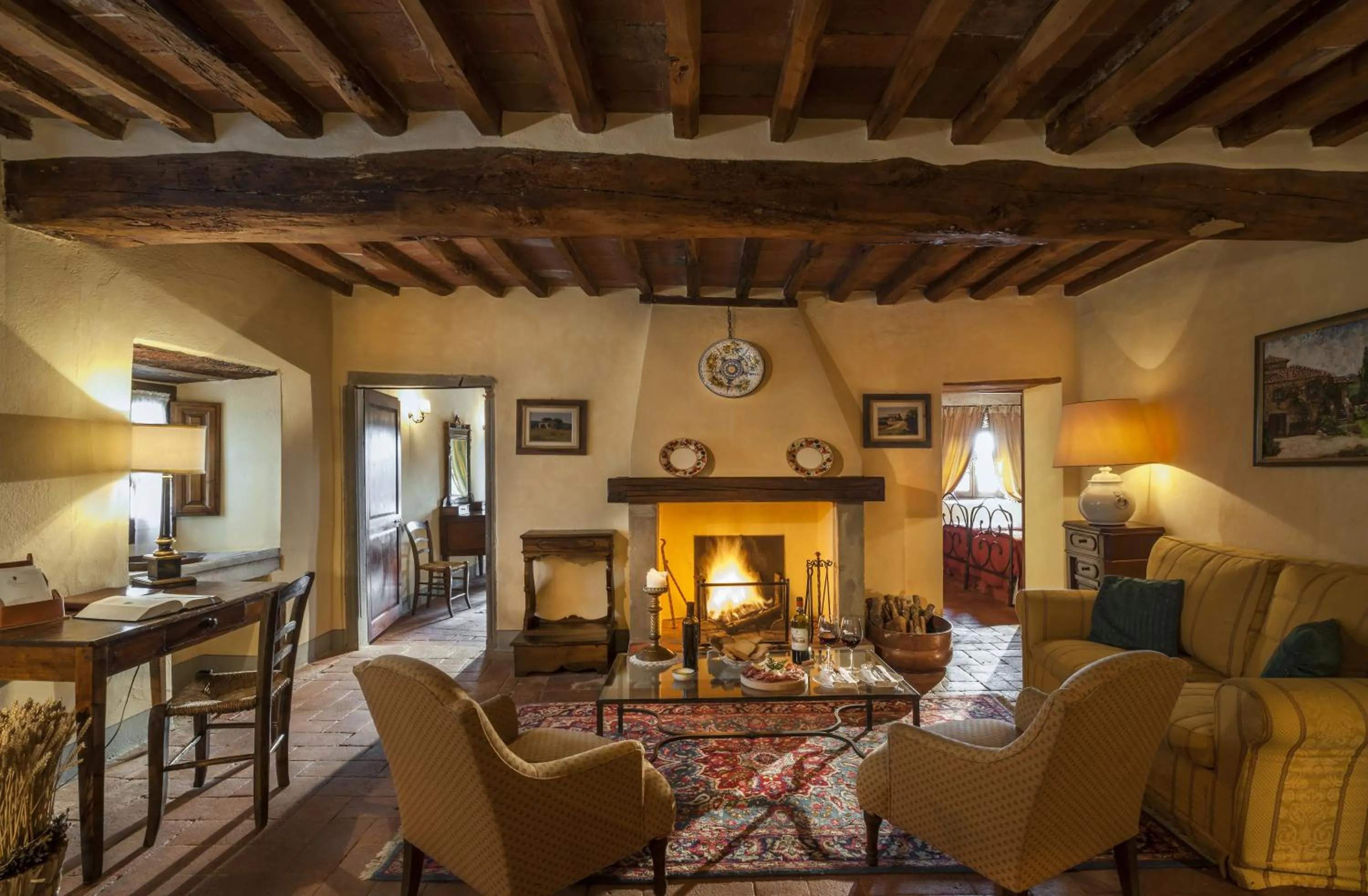 Living room in Castello di Spaltenna Exclusive Resort & Spa