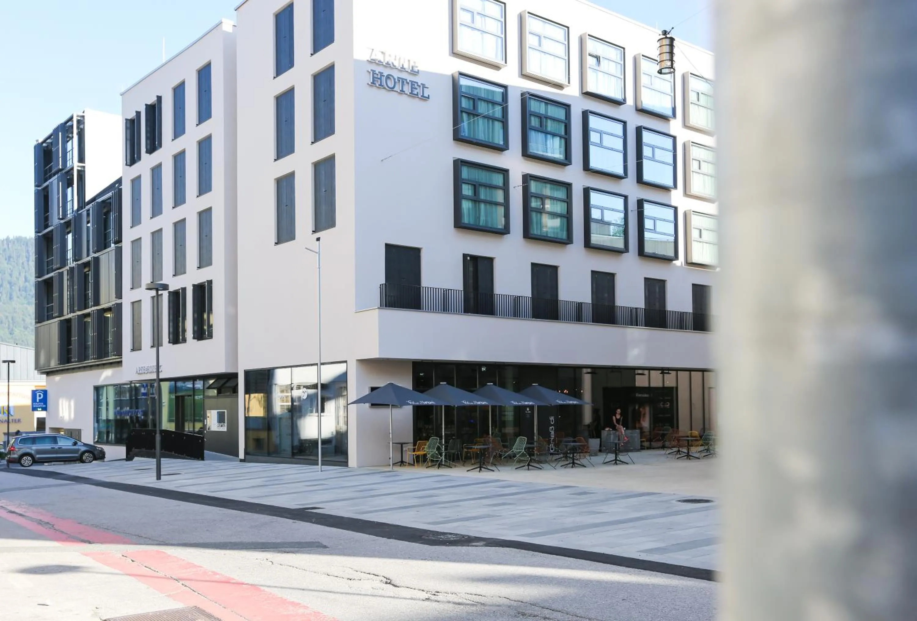 Facade/entrance in arte Hotel Kufstein