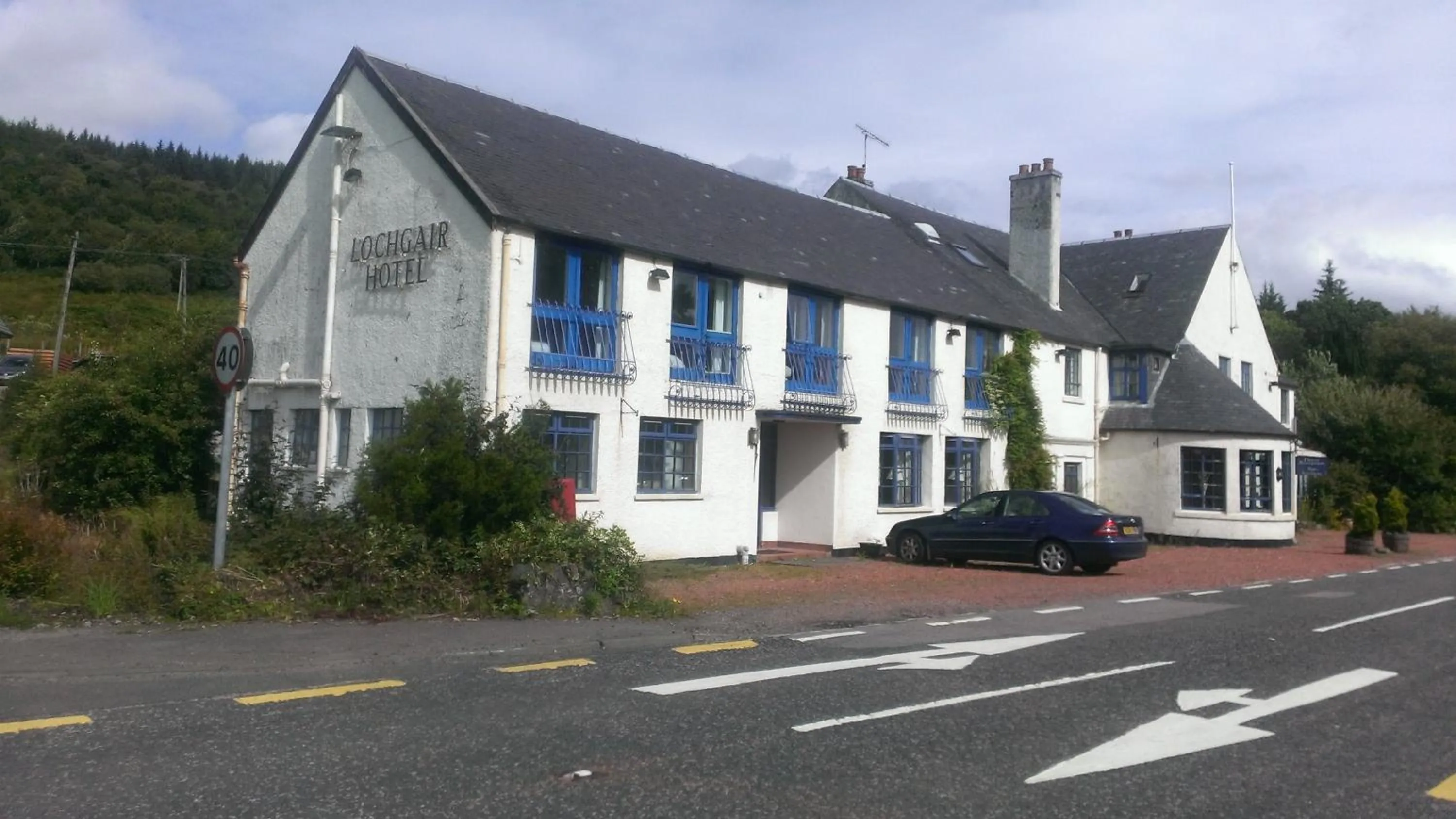 Facade/entrance in Lochgair Hotel