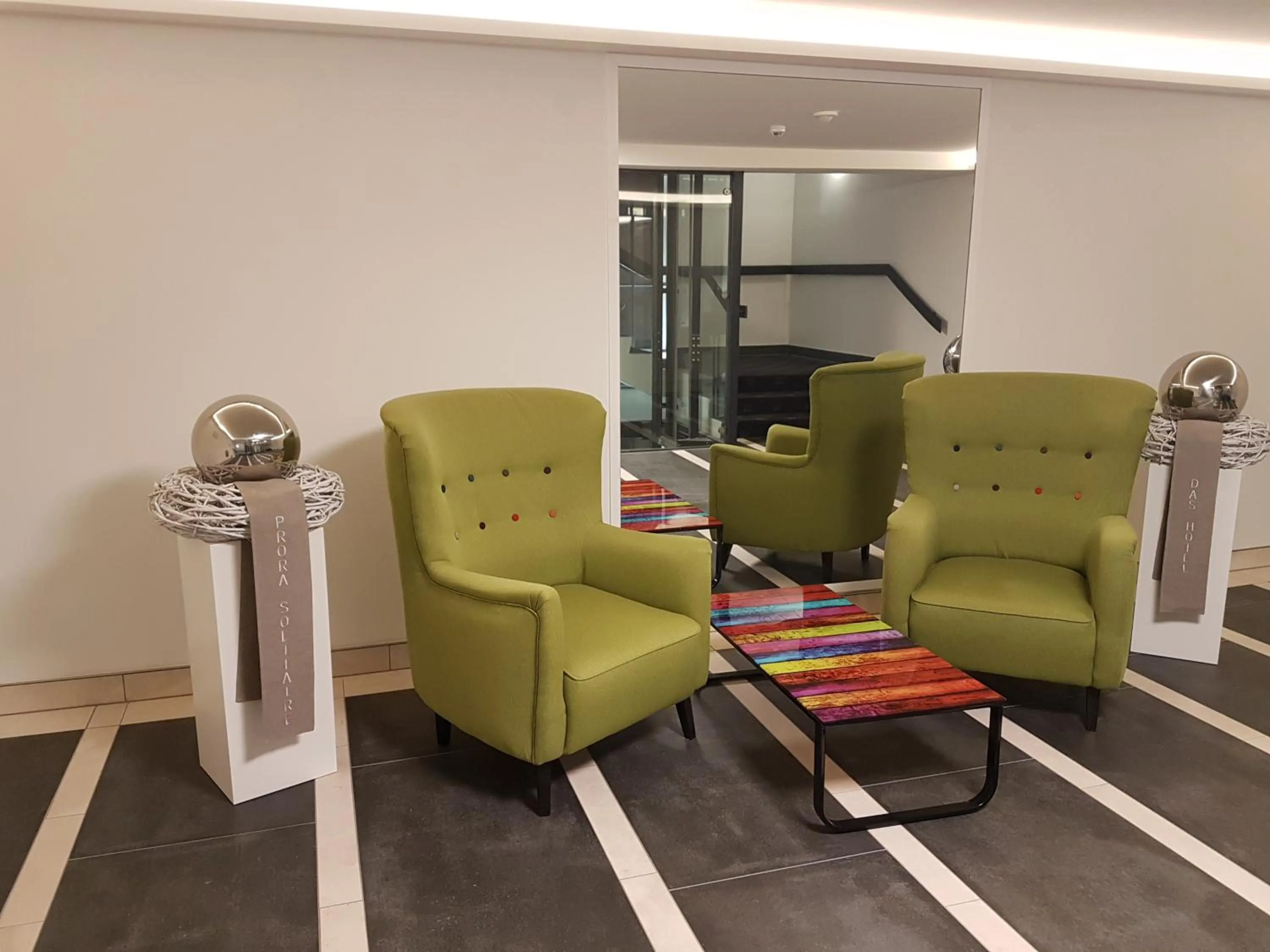 Communal lounge/ TV room in Prora Solitaire Apartment mit Meerblick Block 2