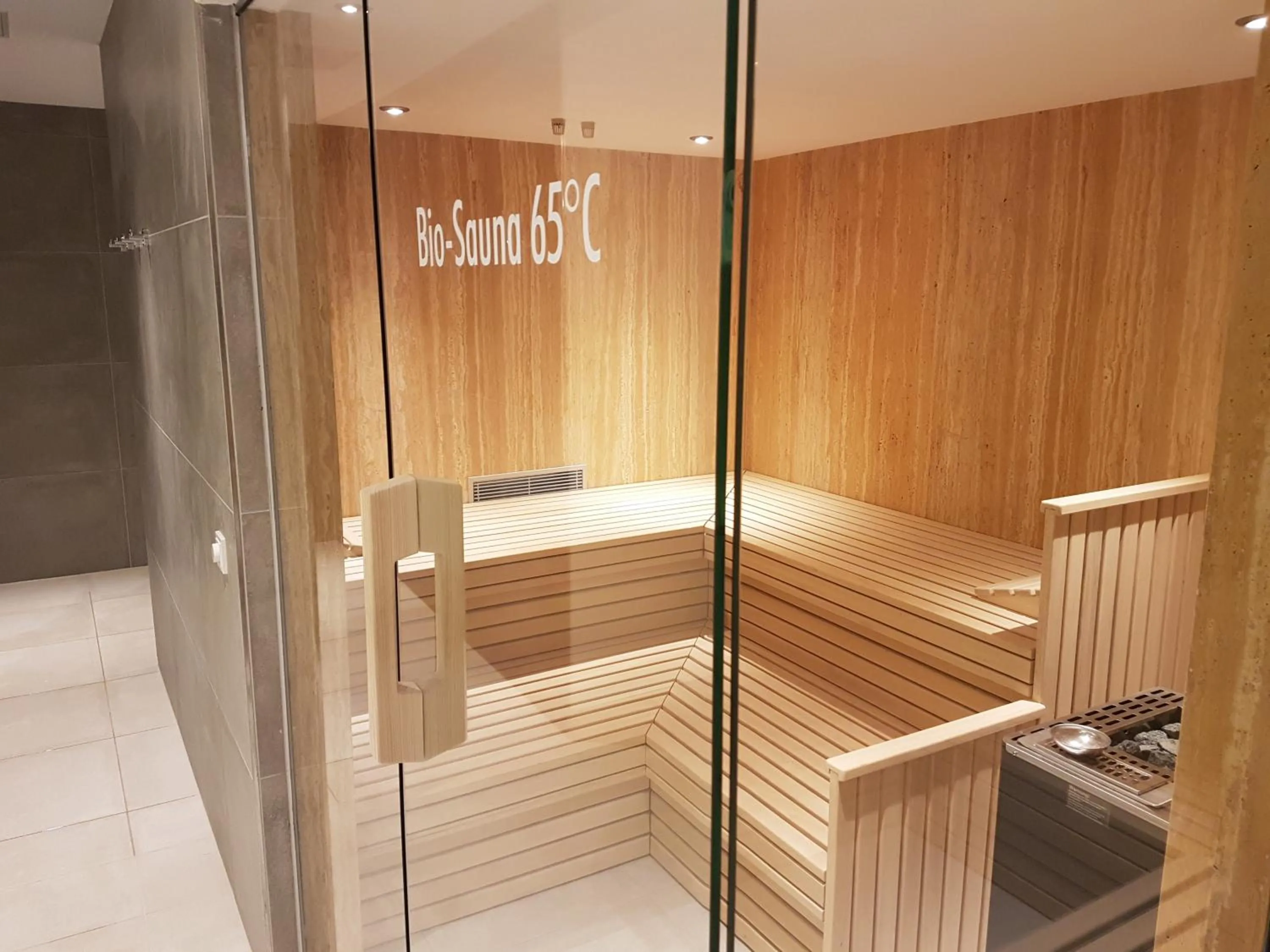 Sauna in Prora Solitaire Apartment mit Meerblick Block 2