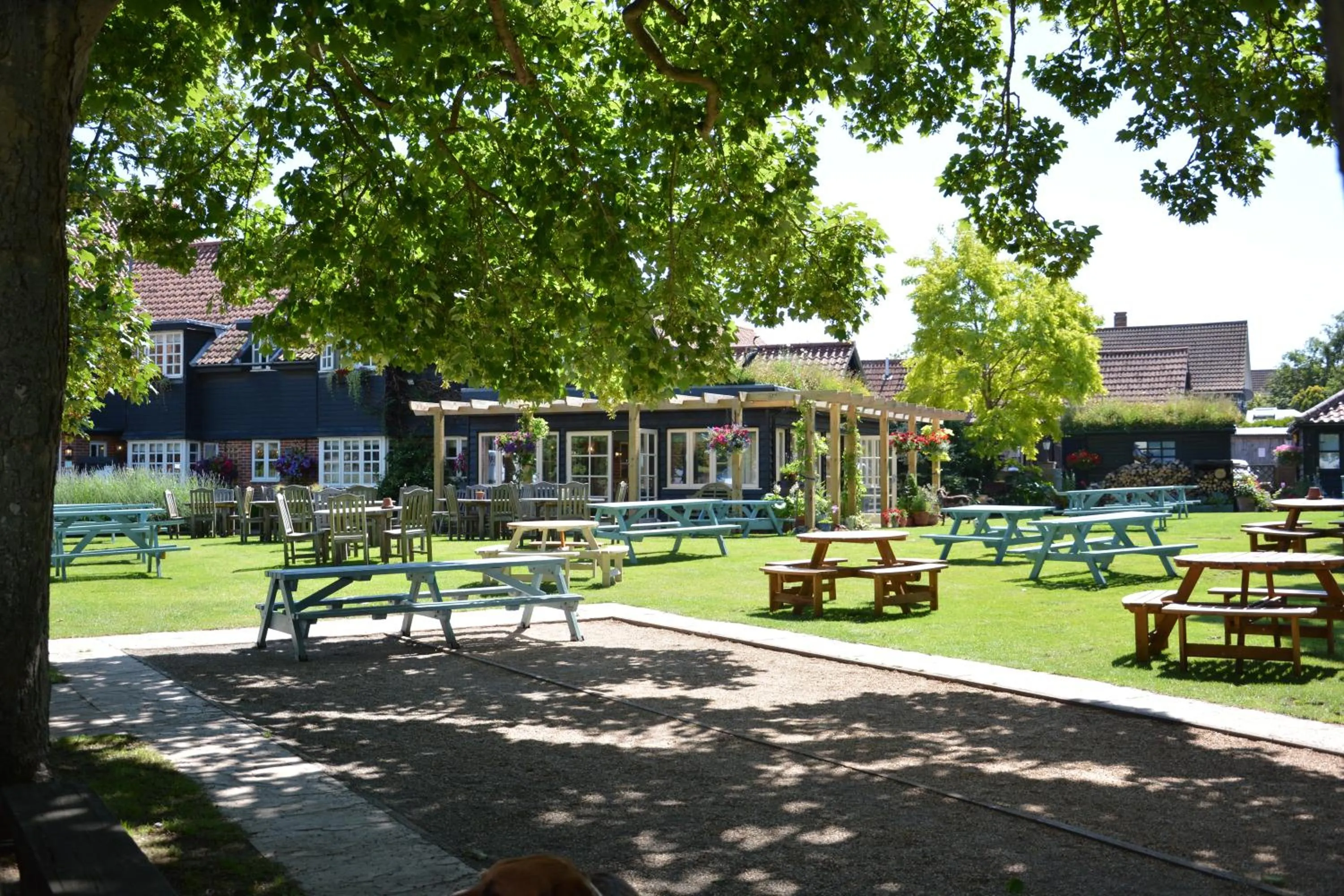 Garden in The Dolphin Inn